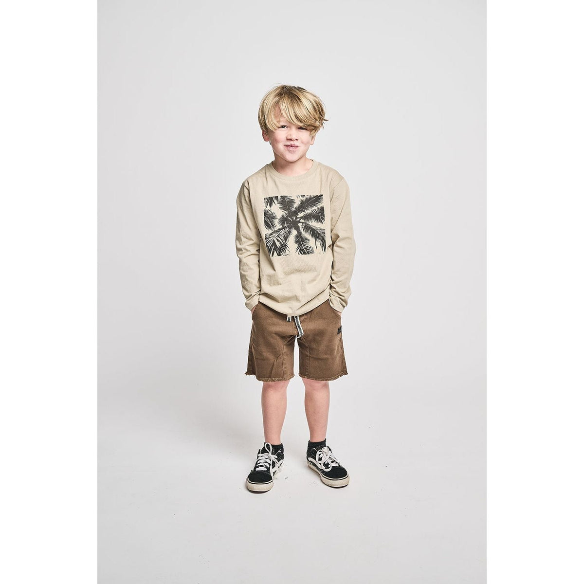 Island Ls Tee - Sand