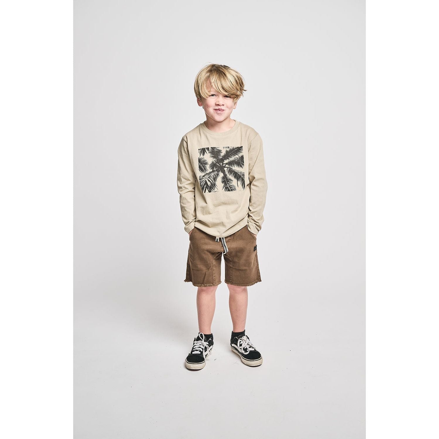 Island Ls Tee - Sand