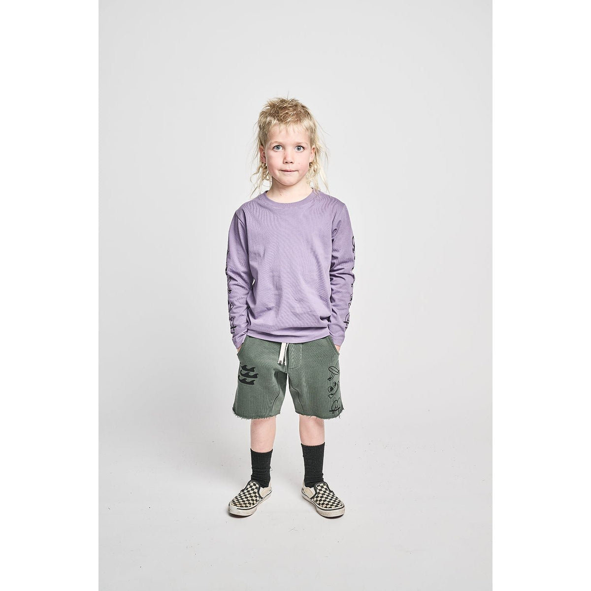 Pleasures Ls Tee - Ash Purple