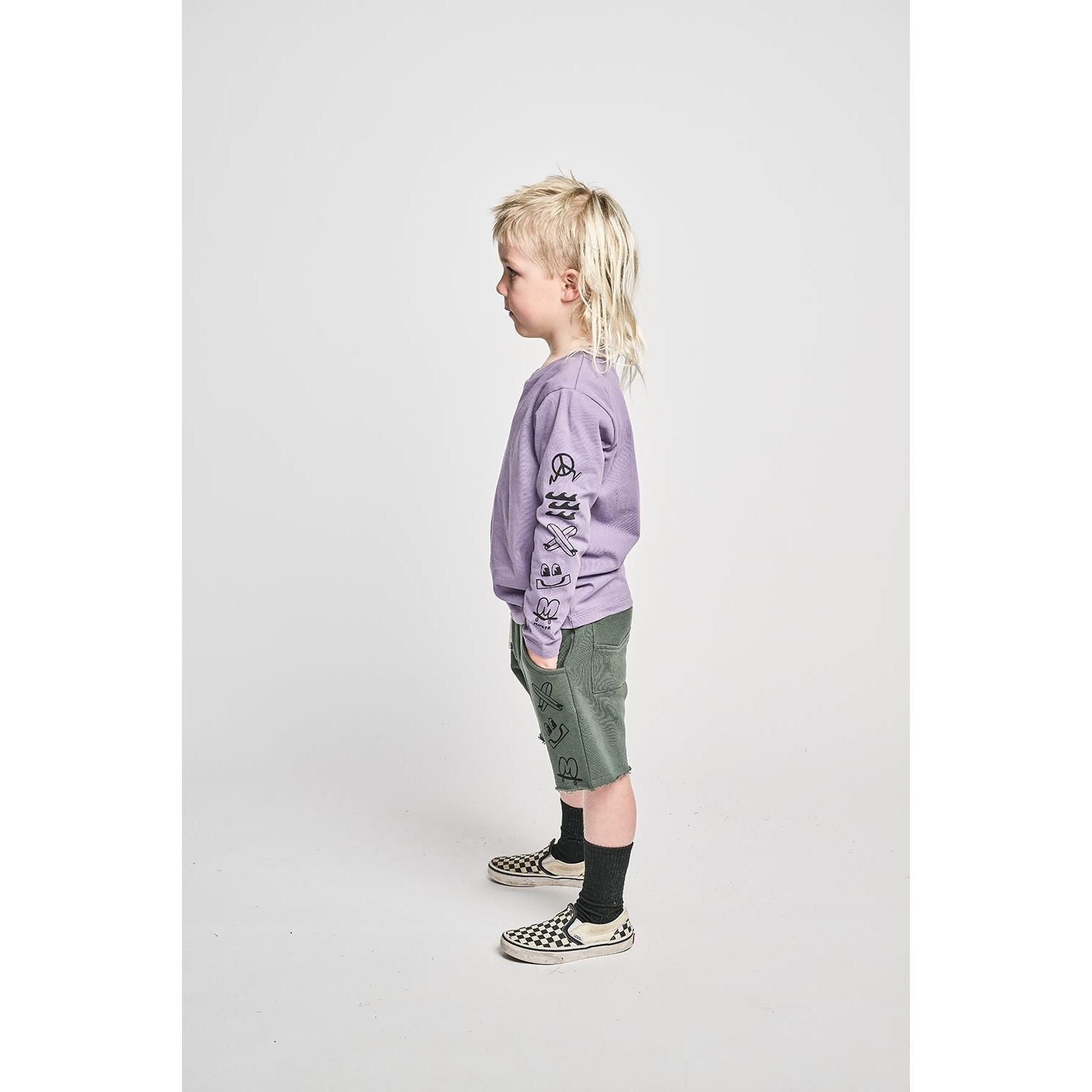 Pleasures Ls Tee - Ash Purple