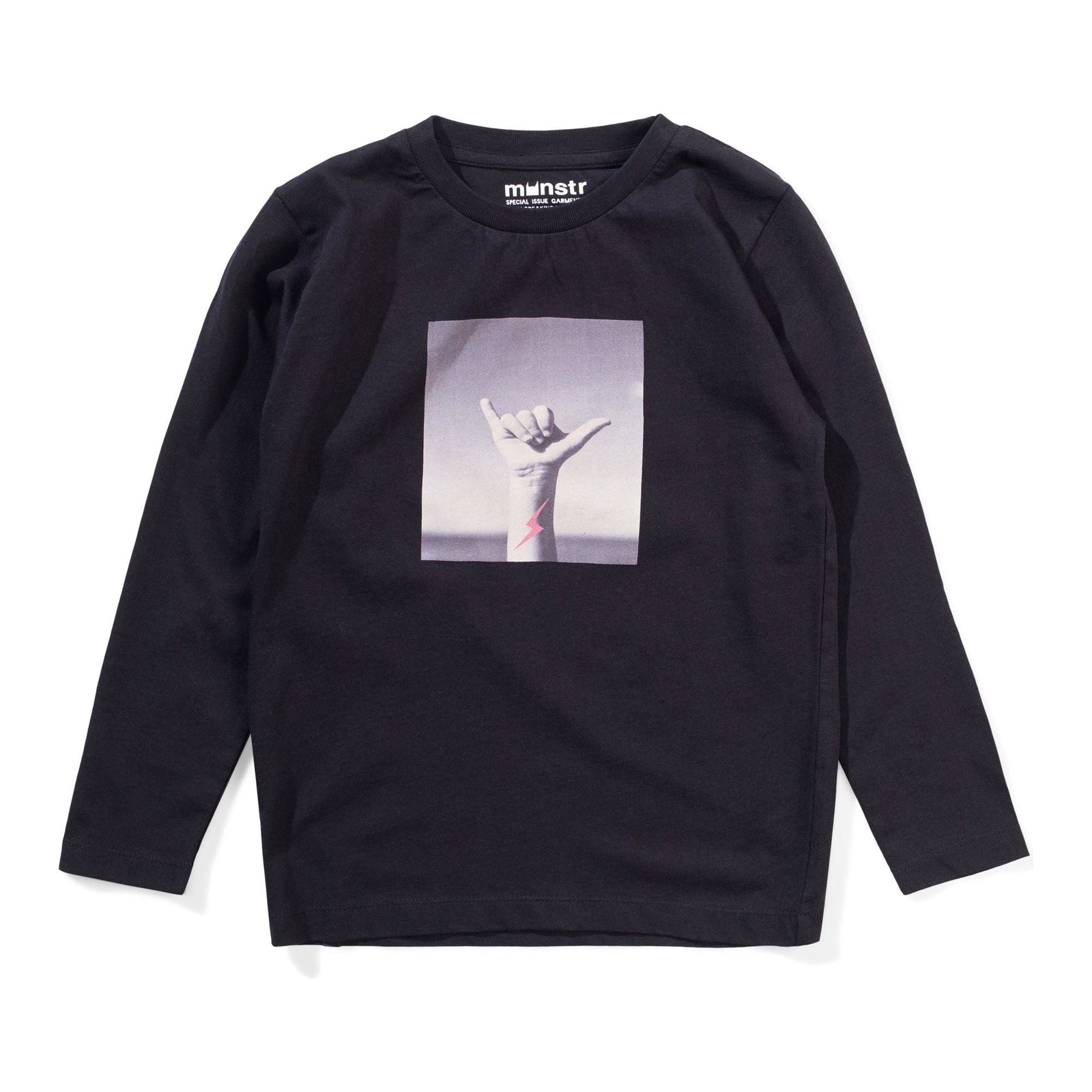 Hang Loose Ls Tee - Black