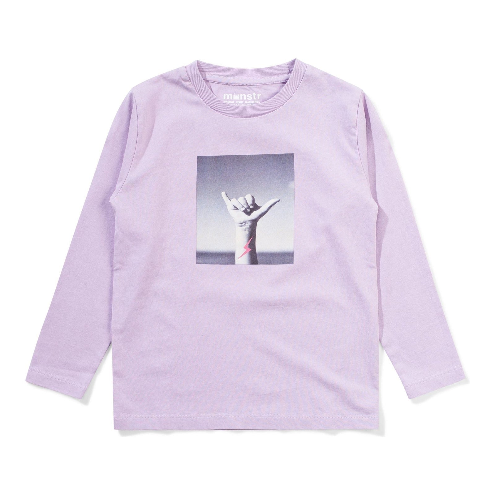Hang Loose Ls Tee - Lilac