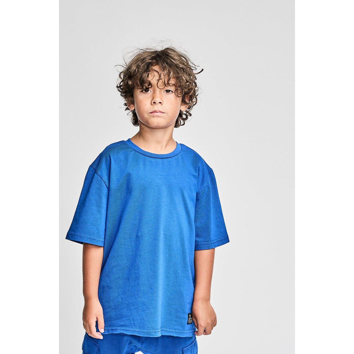 Mnstrbasik Tee - Washed Royal Blue