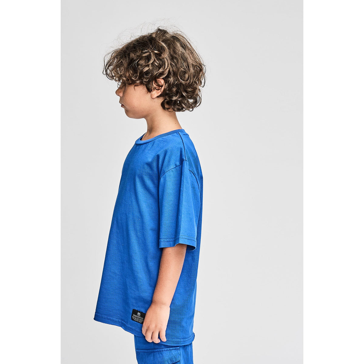 Mnstrbasik Tee - Washed Royal Blue