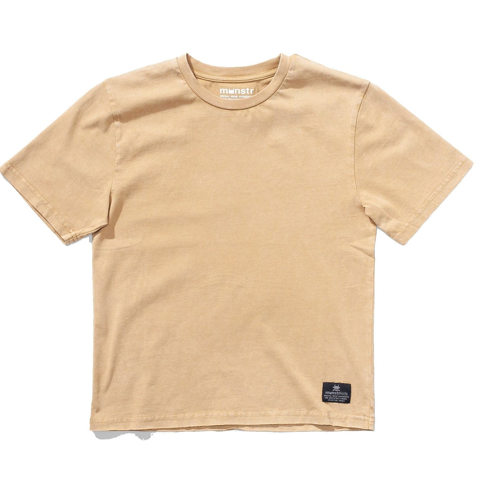 Mnstrbasik Tee - Washed Tan