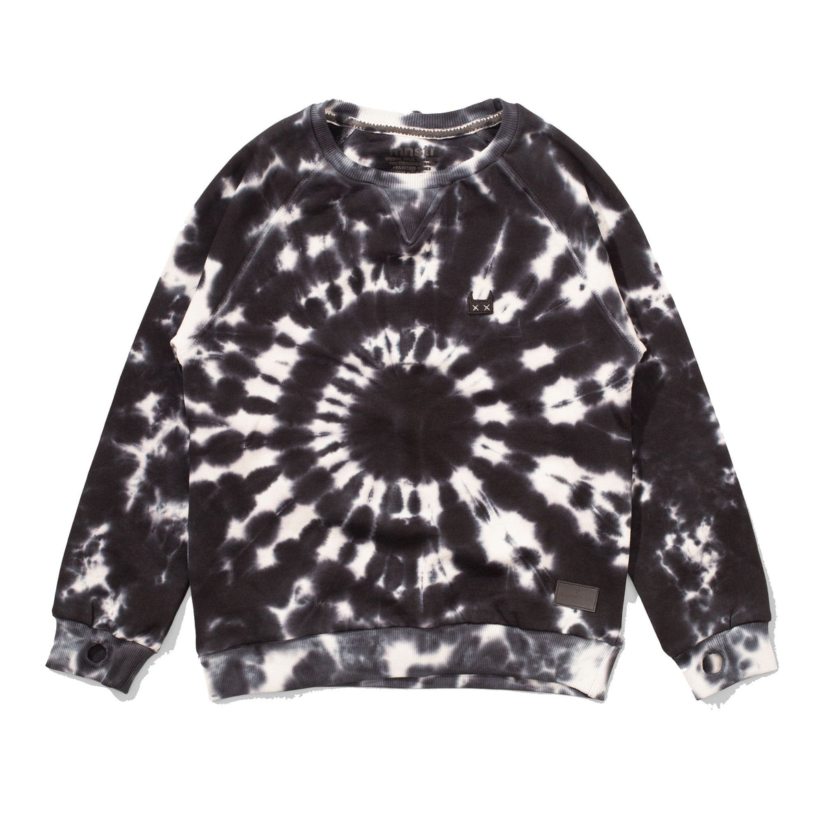 Dyedye Crew - Black/Light Grey