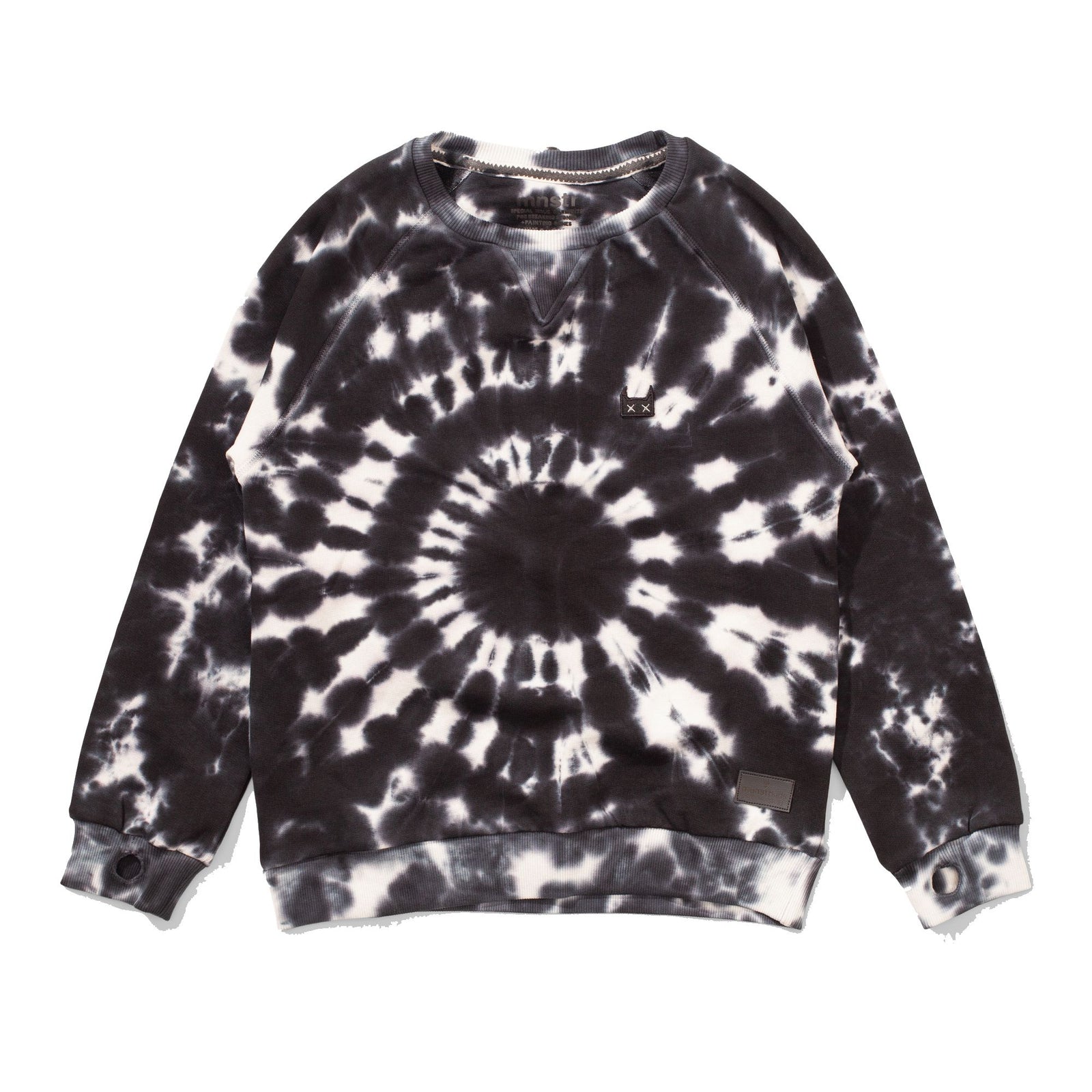 Dyedye Crew - Black/Light Grey