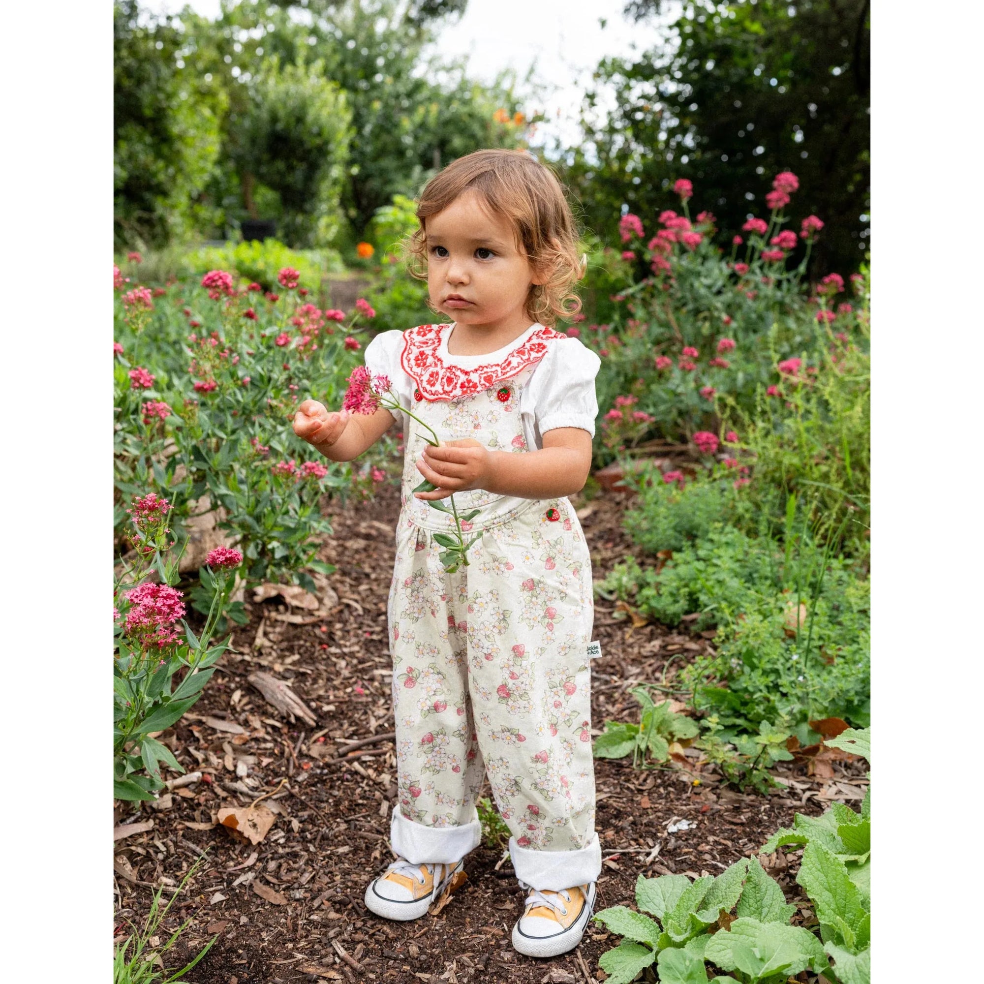 Goldie Vintage Overall Strawberry Fields