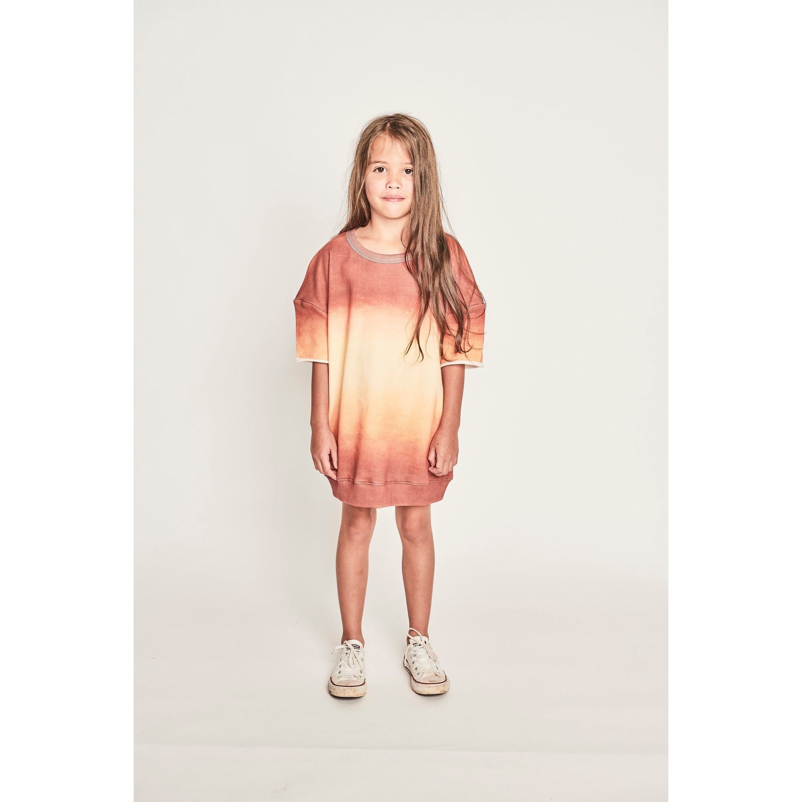 Ocher Dress - Orange Rust