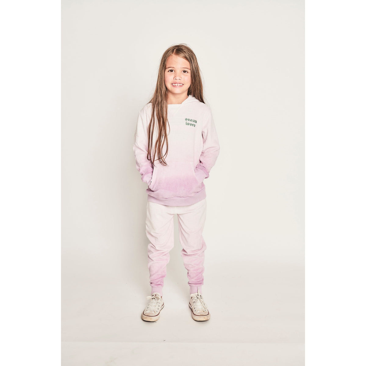 Coral Hoody - Lilac Dip Dye