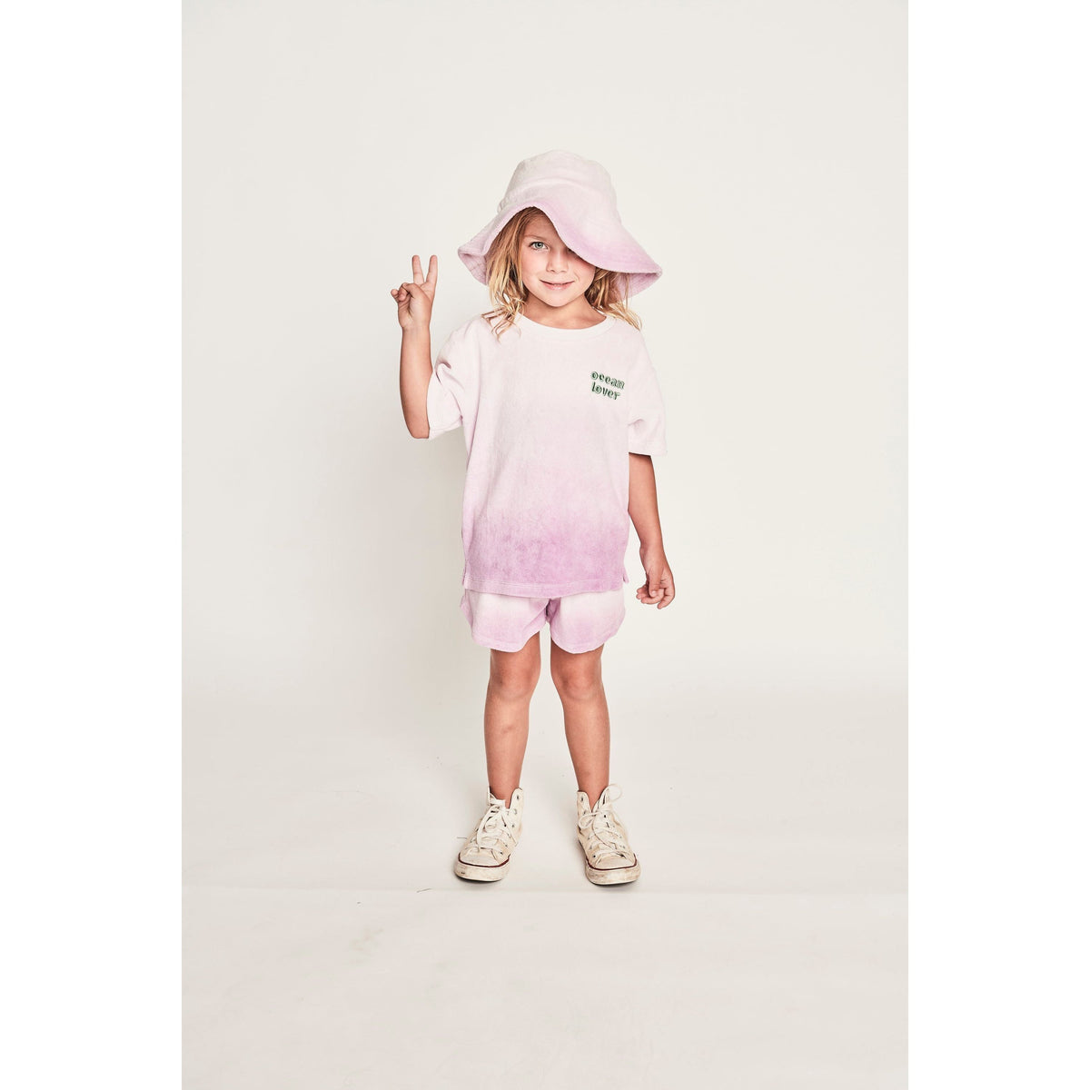 Blossom Tee - Lilac Dip Dye