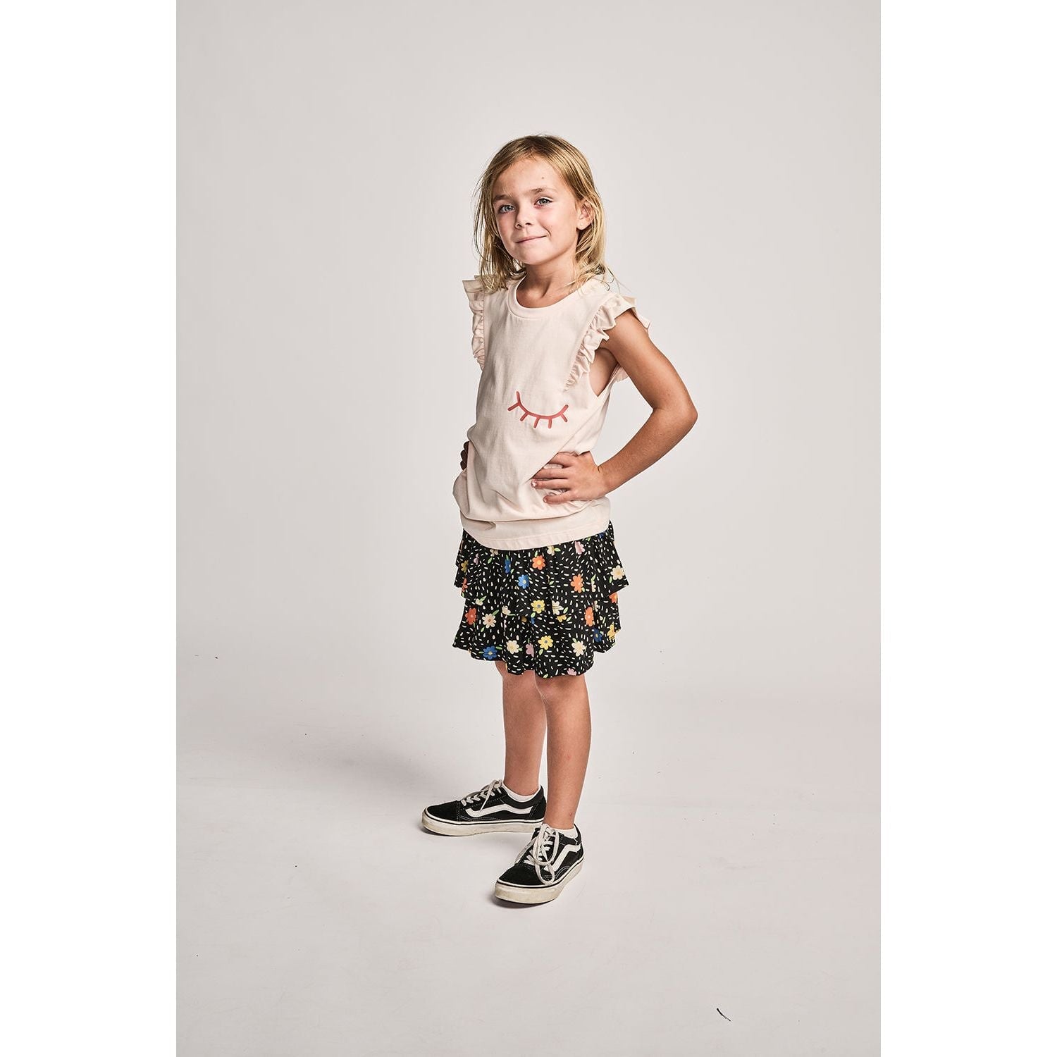 Frill Tide Tank - Pearl
