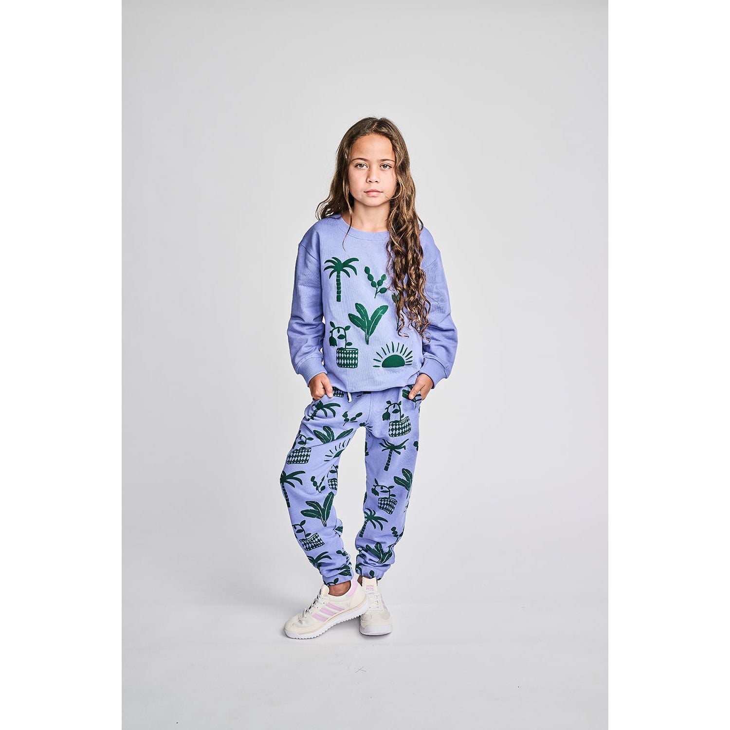 Puff Palms Crew - Lilac