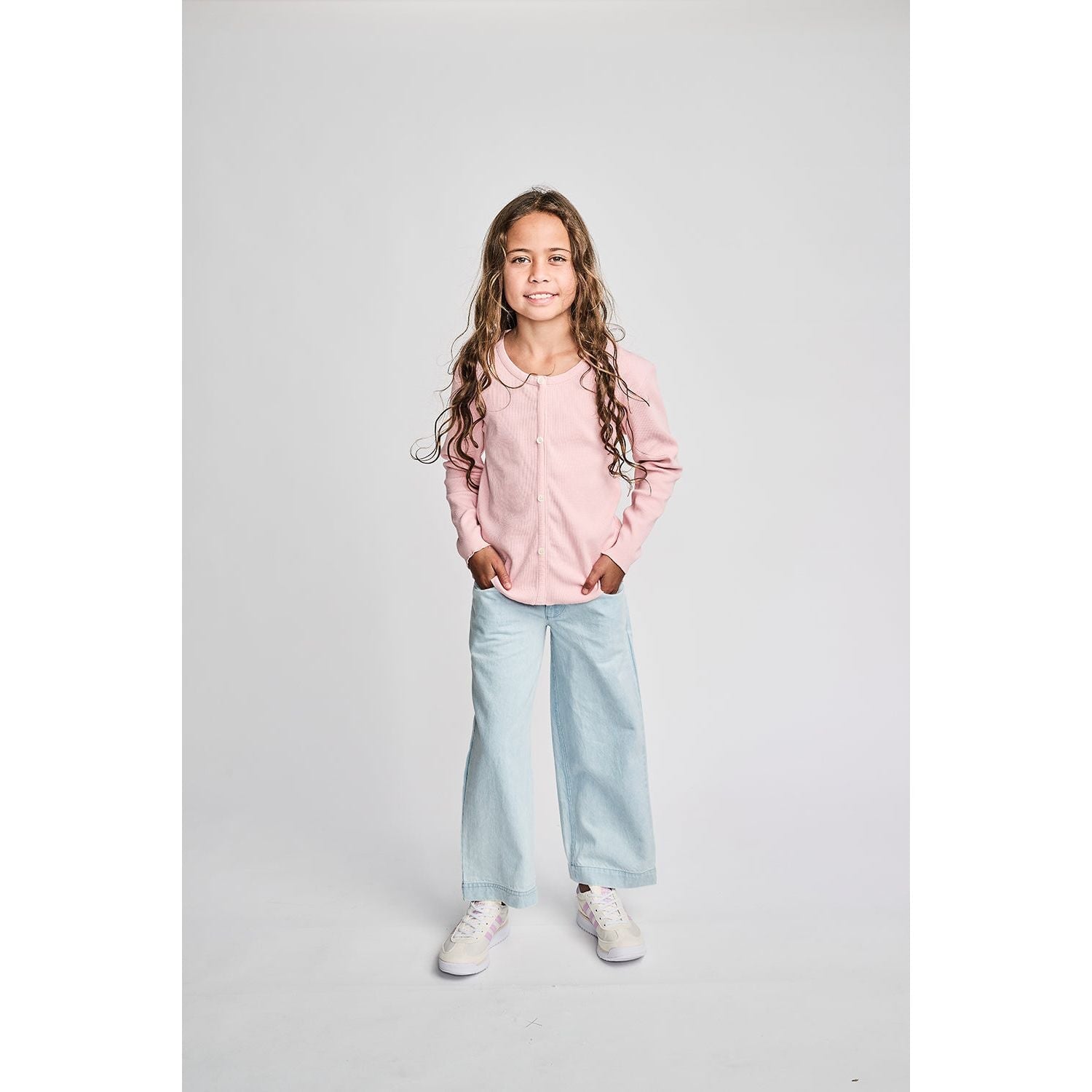 Dance Rib Ls Tee - Peach