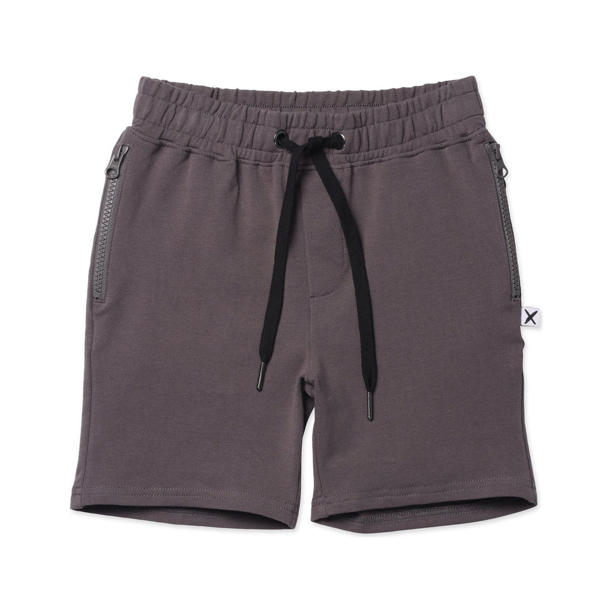 Zipped Short- Dark Slate