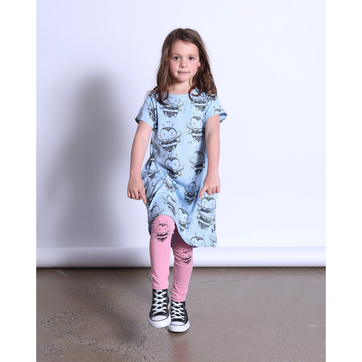 Bees Knees Tights- Fuchsia