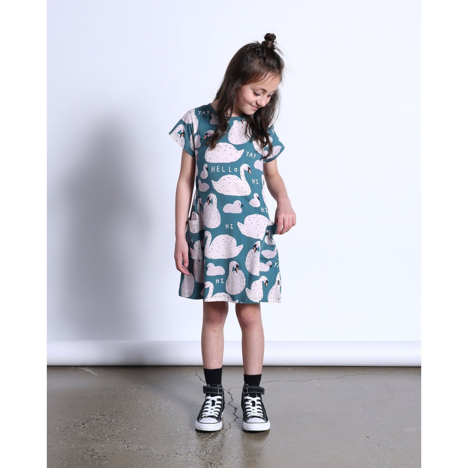 Swan Lake Dress- Dark Green