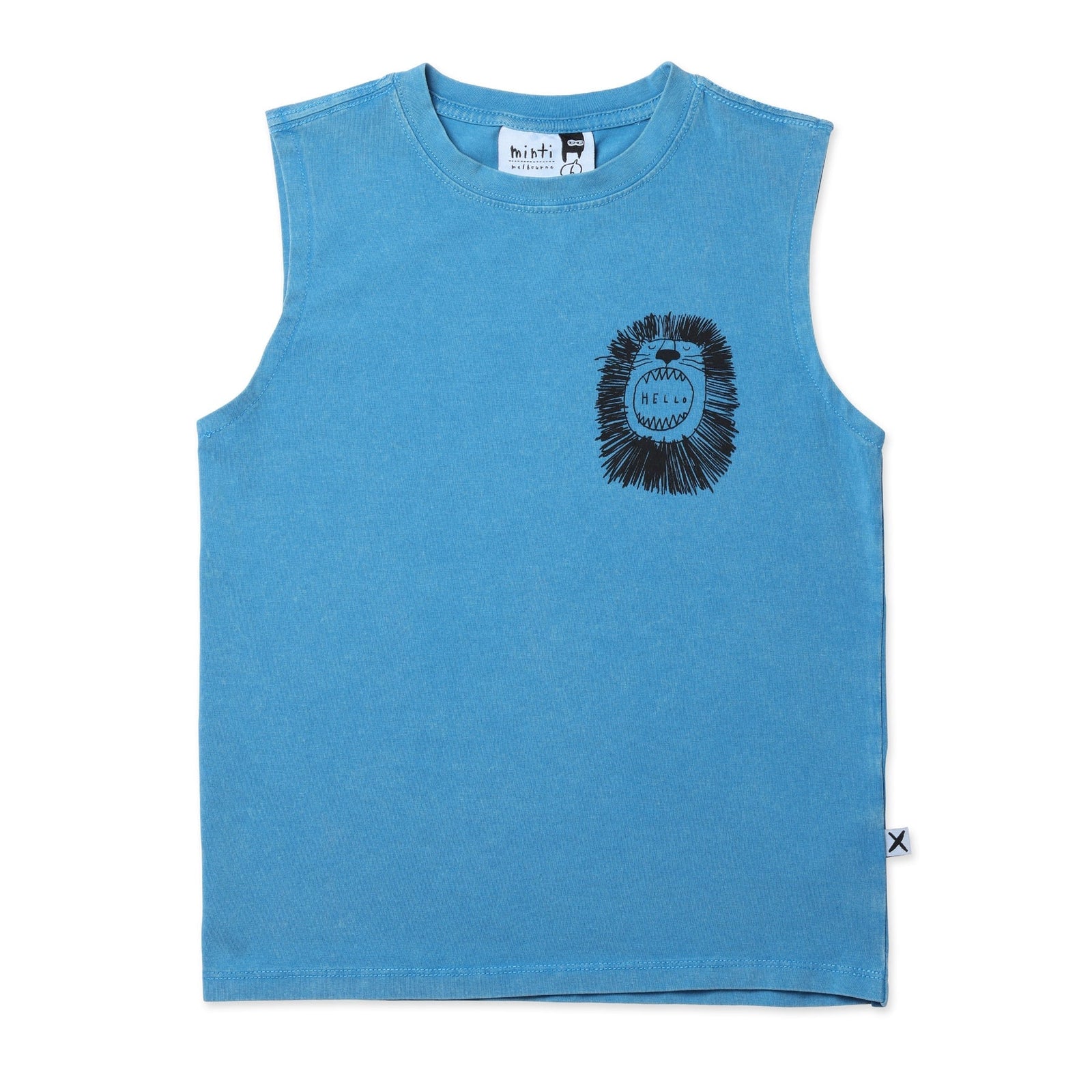Roaring Lion Sleeveless Tee- Sky Wash