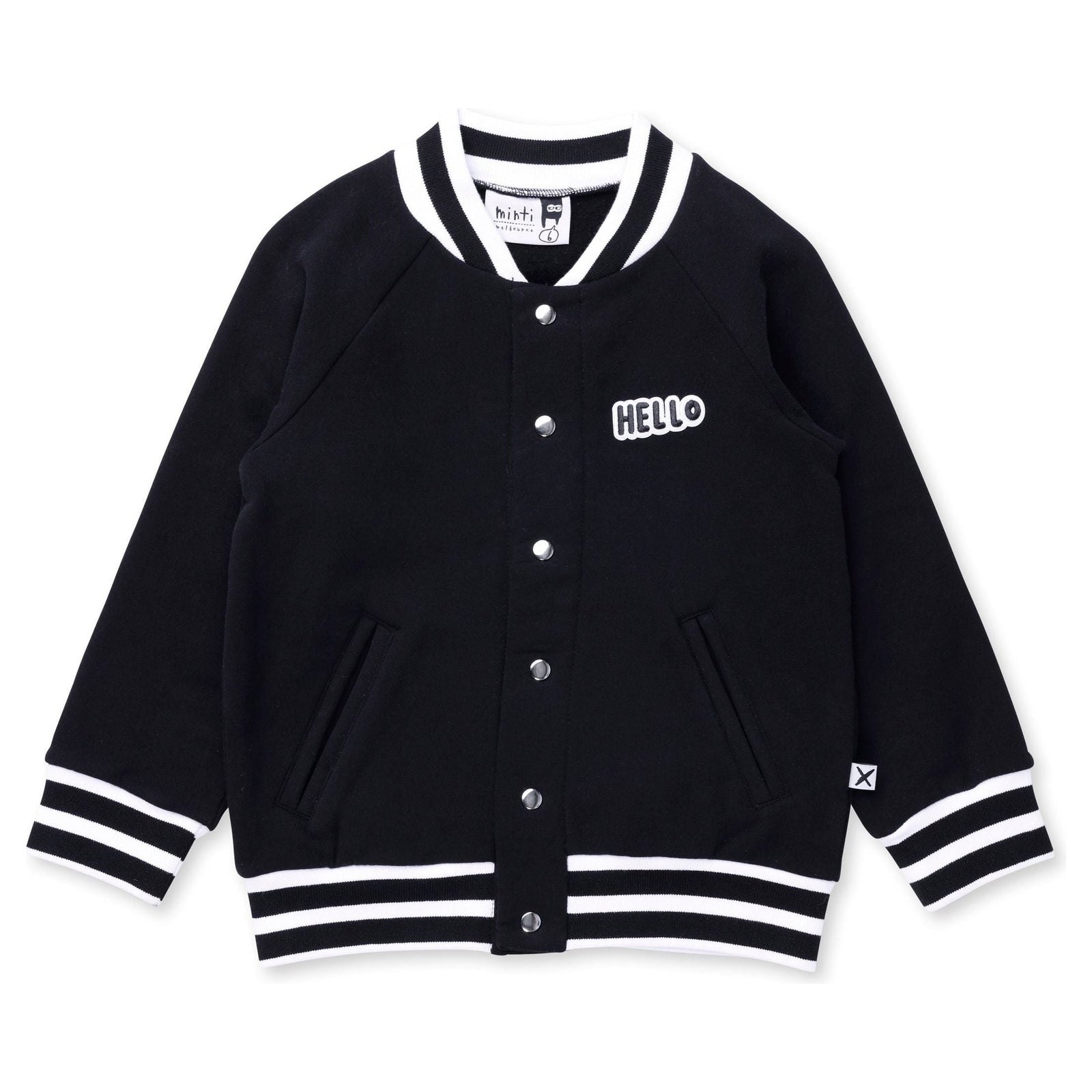 Furry College Sweat - Black