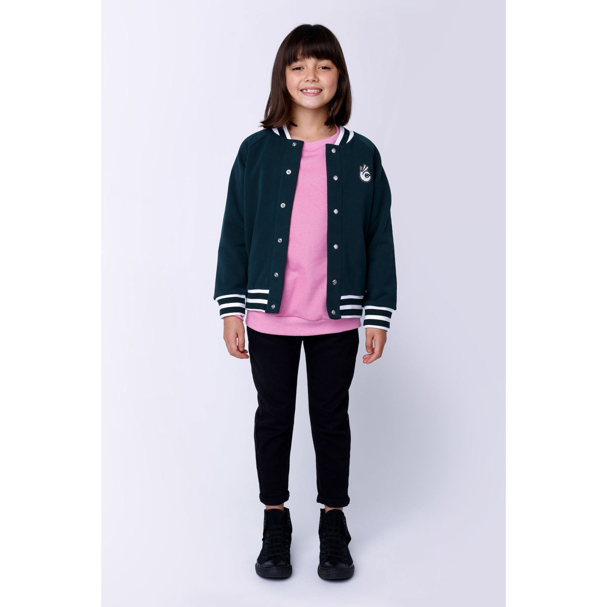 Furry College Sweat - Forest