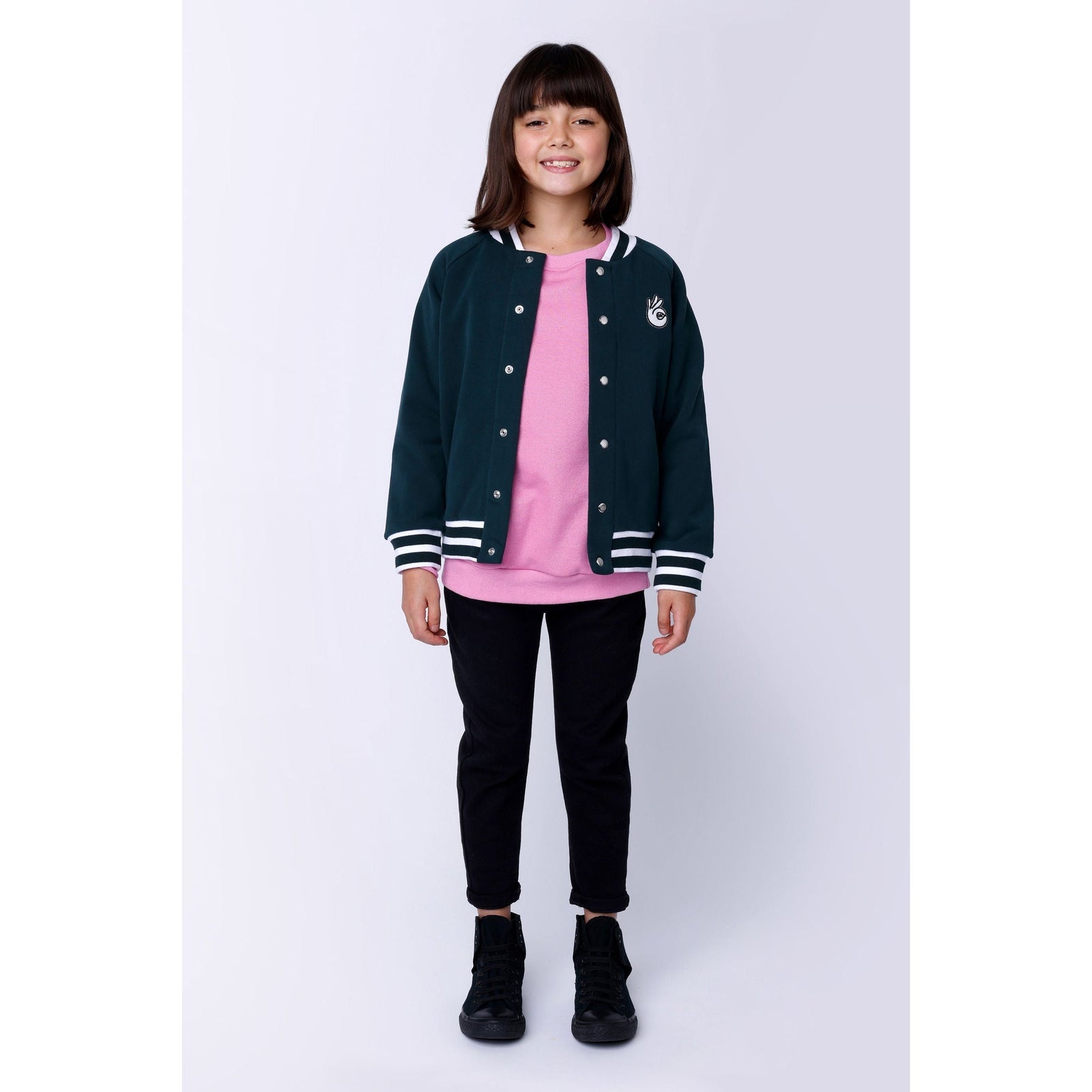 Furry College Sweat - Forest