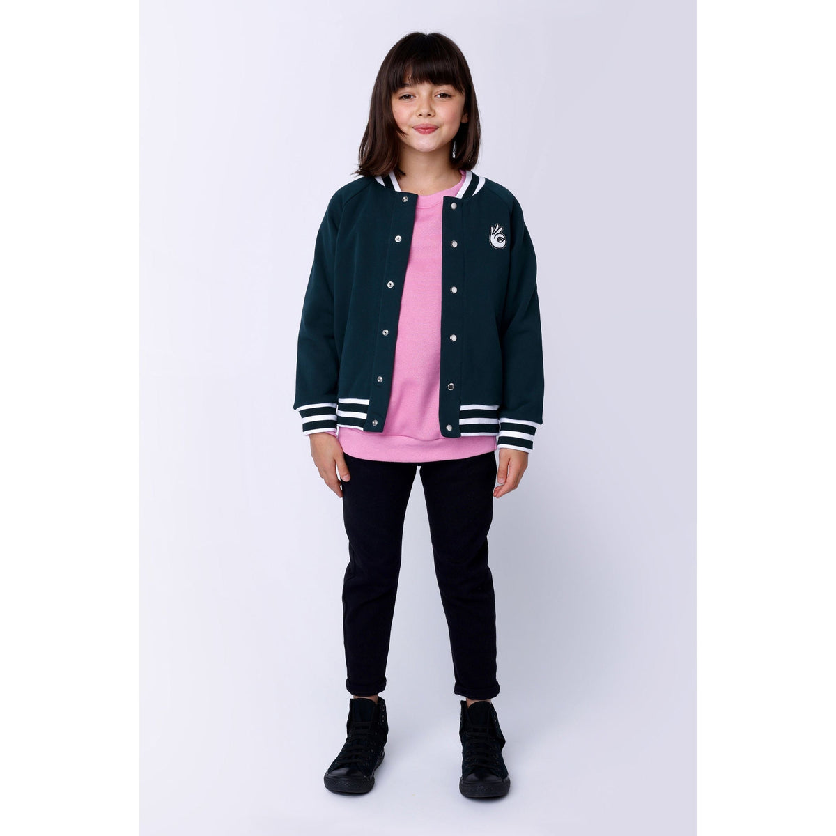 Furry College Sweat - Forest