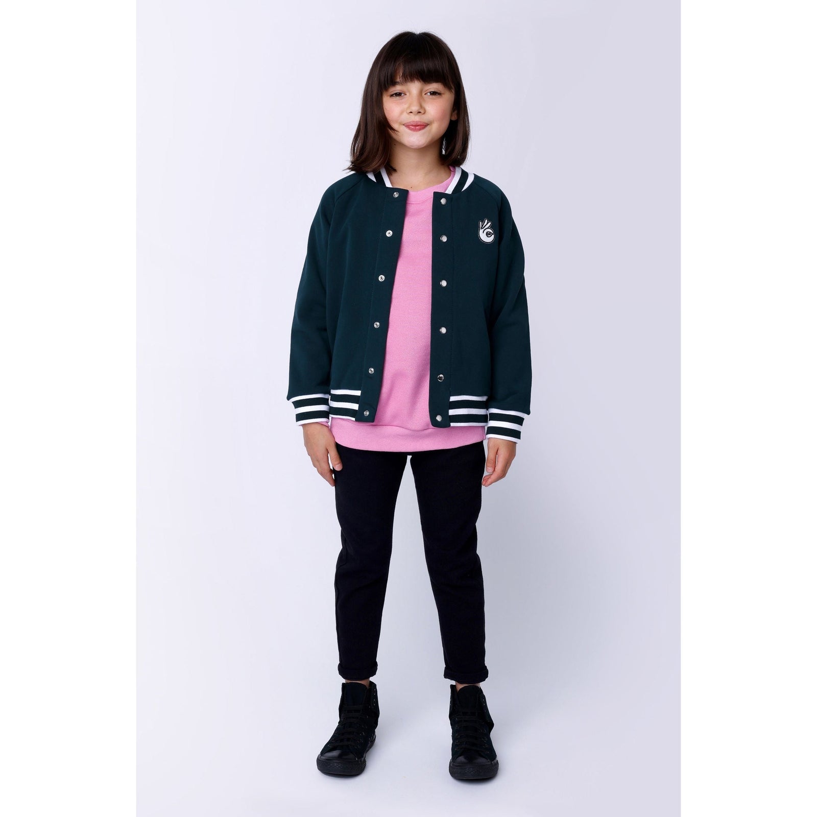 Furry College Sweat - Forest