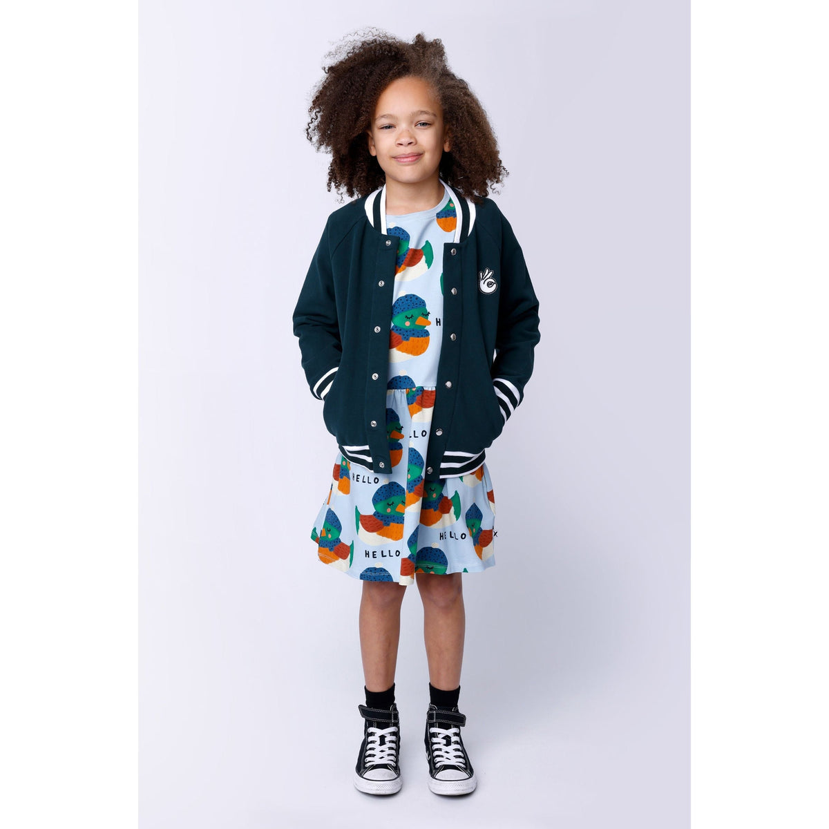 Furry College Sweat - Forest