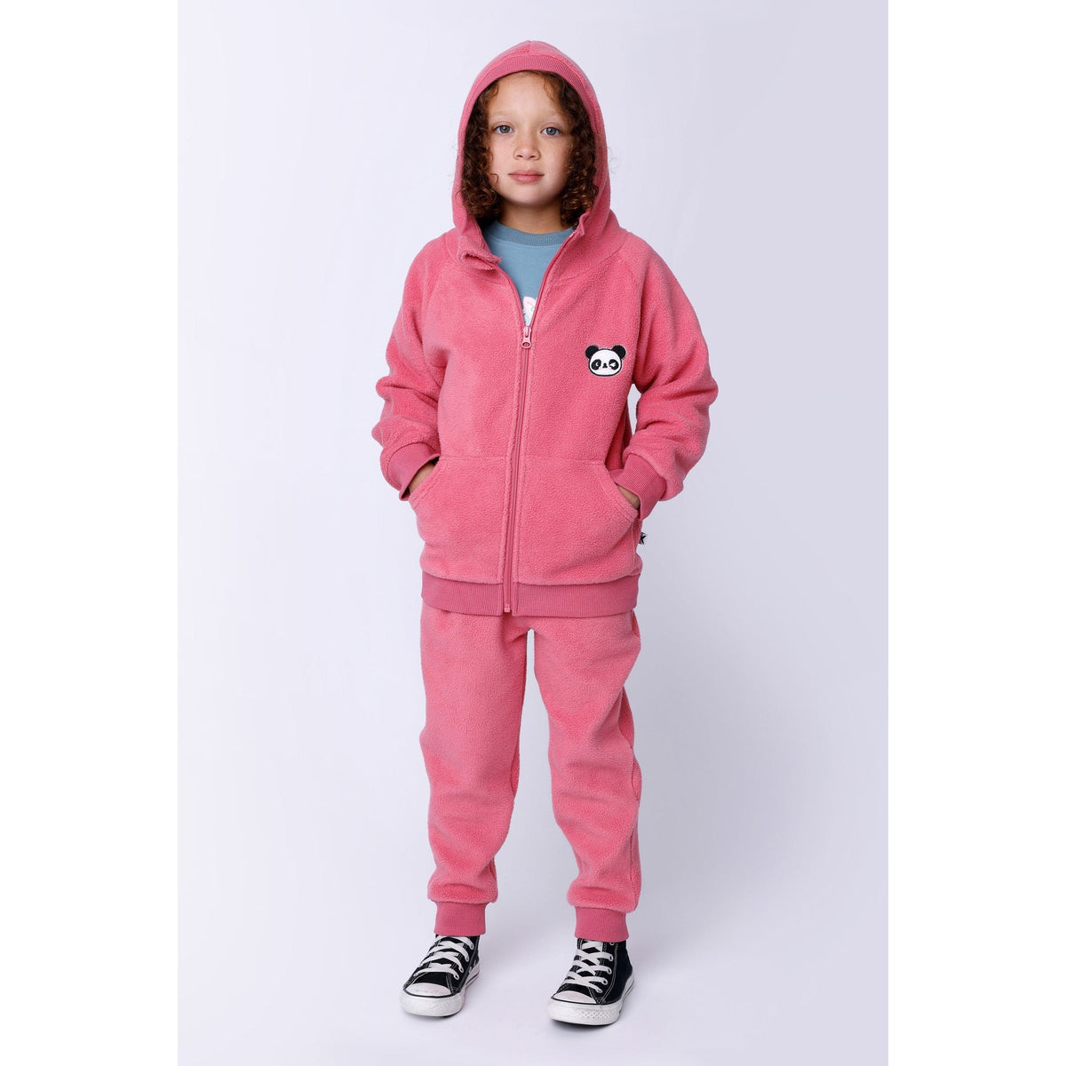 Teddy Zip Up - Bubblegum