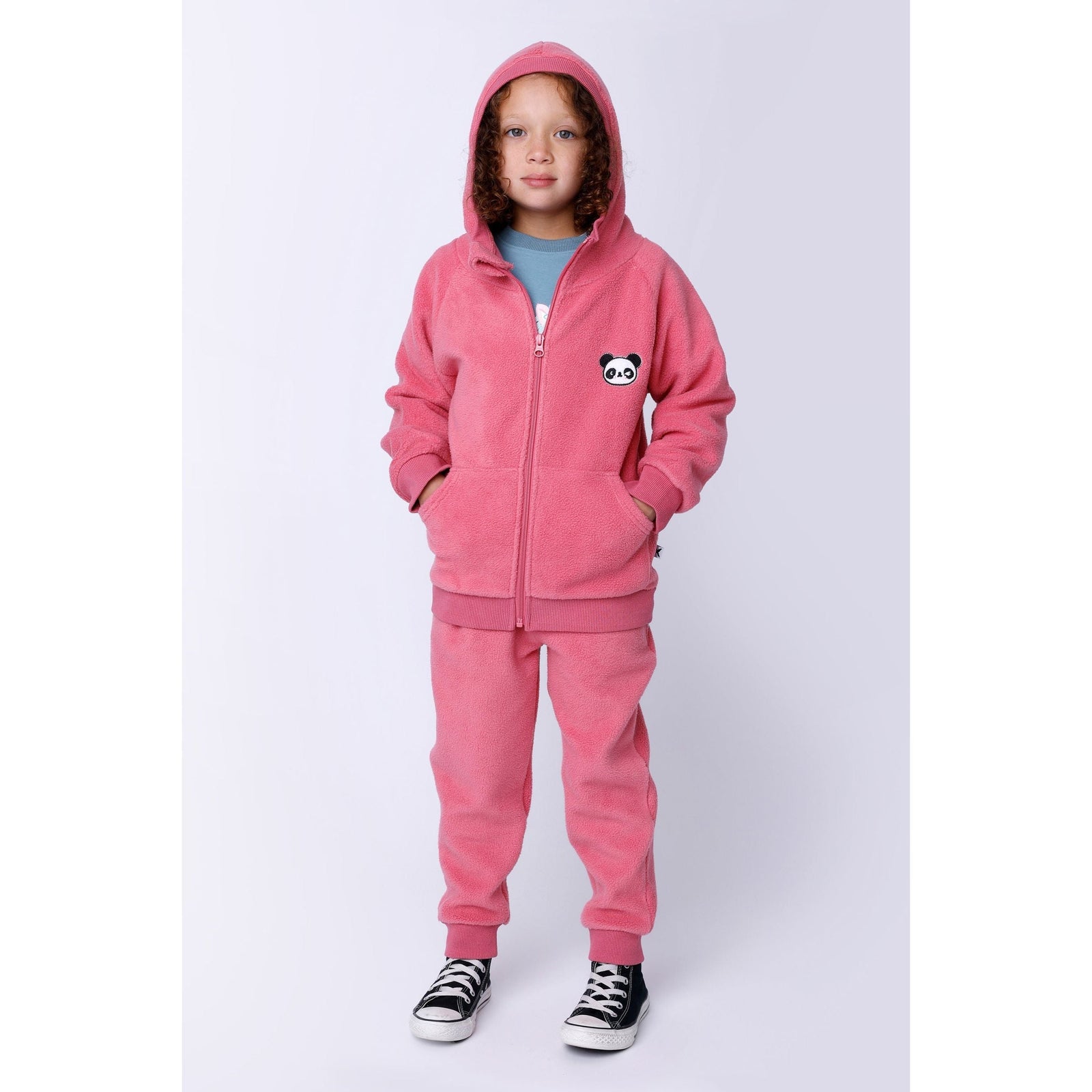 Teddy Zip Up - Bubblegum
