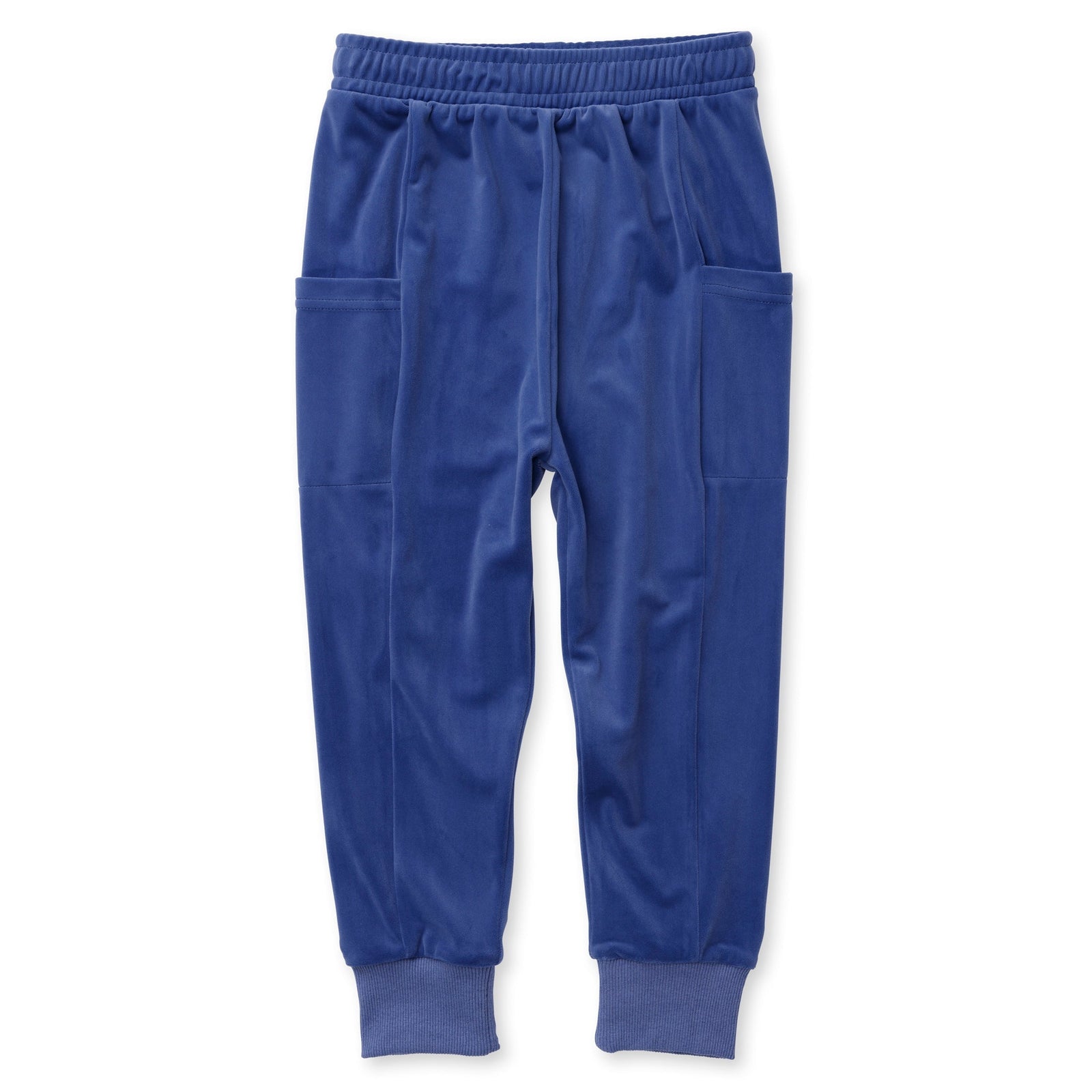 Custom Velvet Trackies - Navy