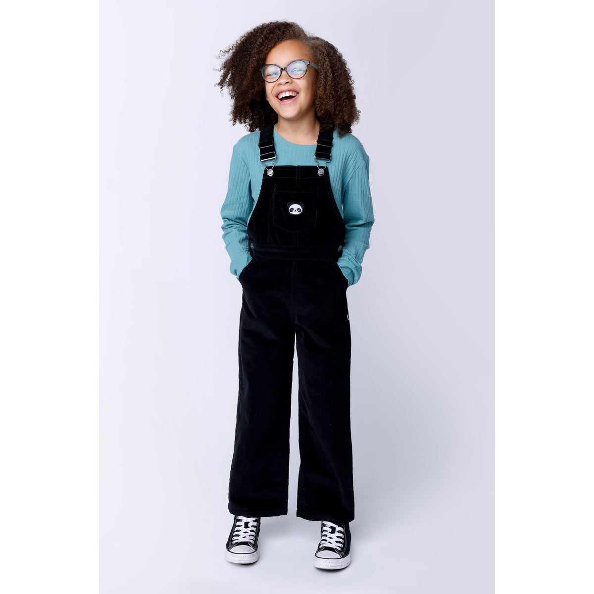 Panda Deluxe Cord Overalls