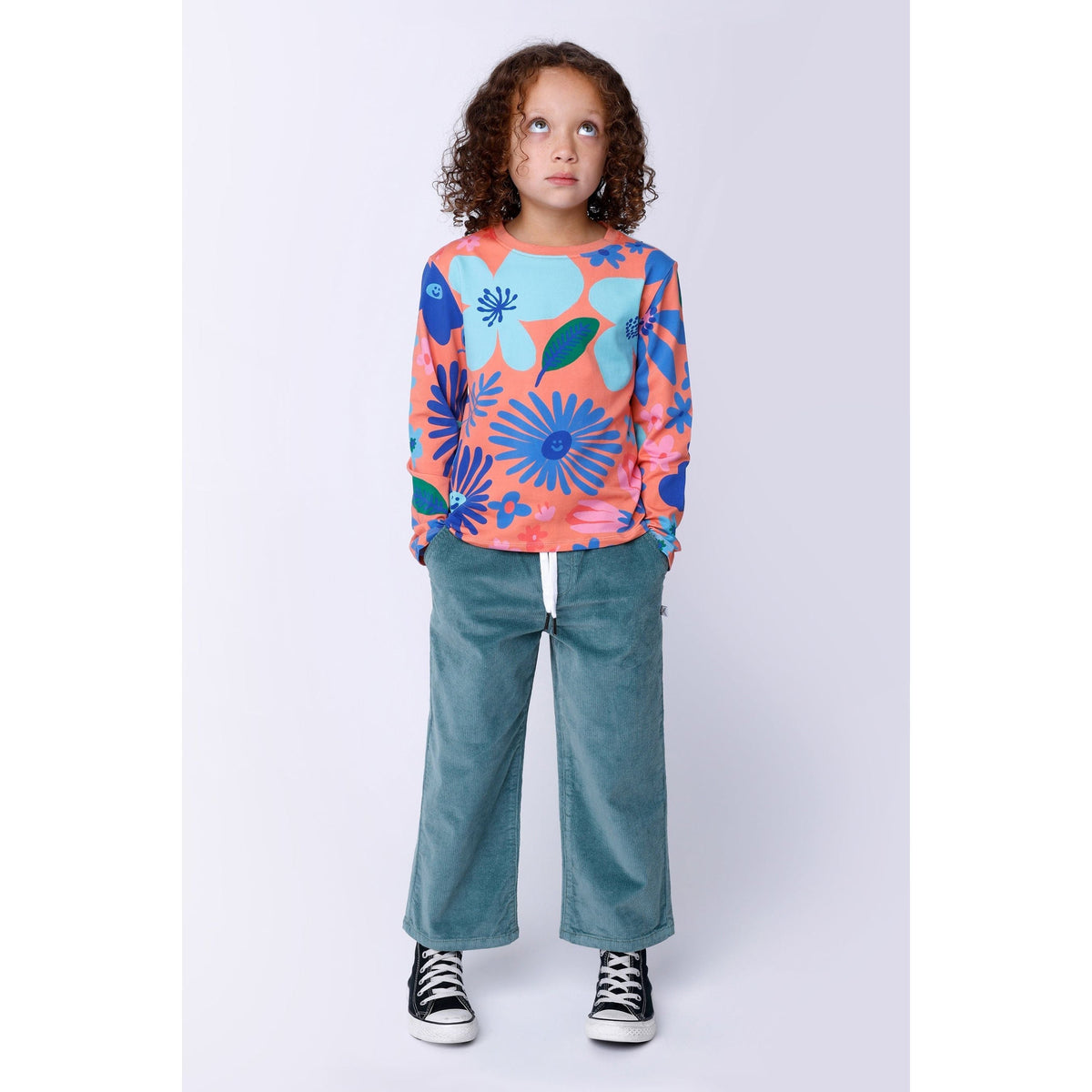 Cosy Cord Pants - Muted Green