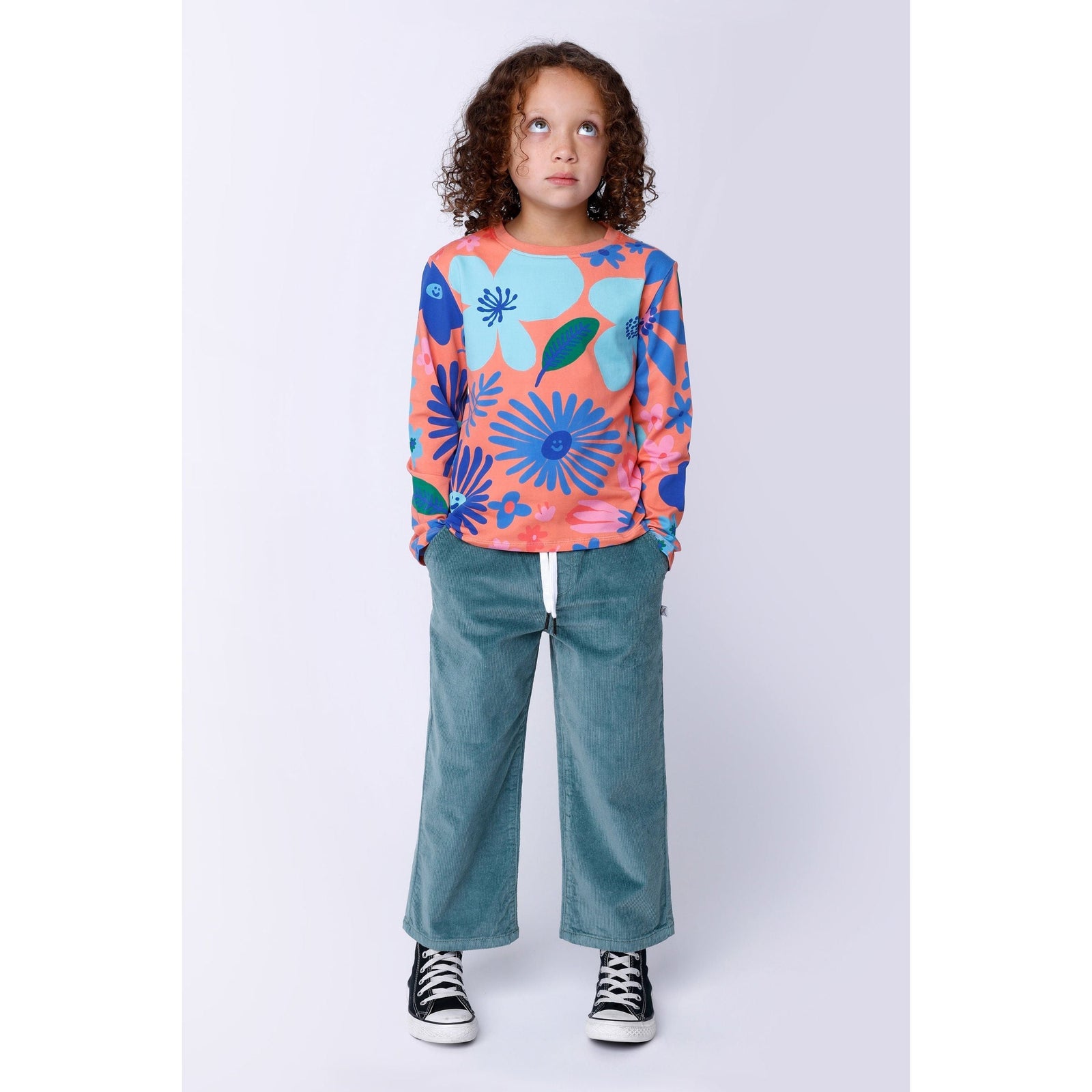 Cosy Cord Pants - Muted Green