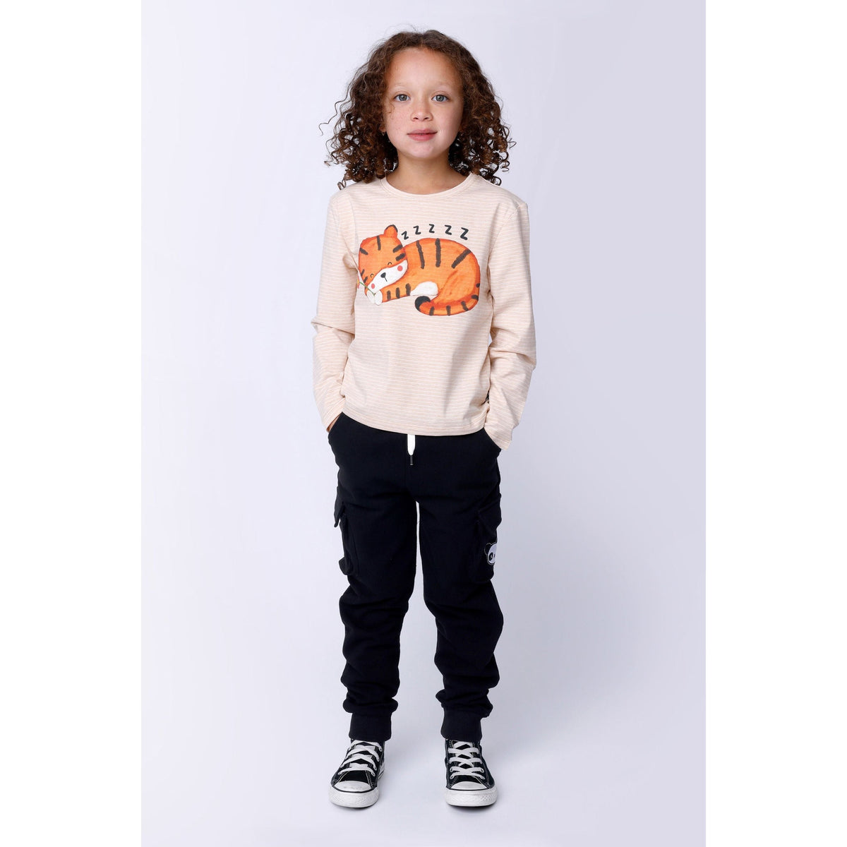 Furry Tailored Cargo Trackies - Black
