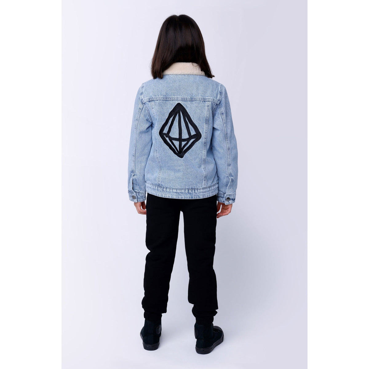 Diamond Denim Bomber