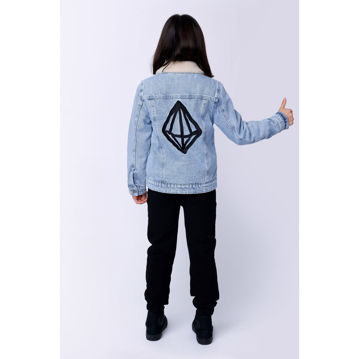 Diamond Denim Bomber