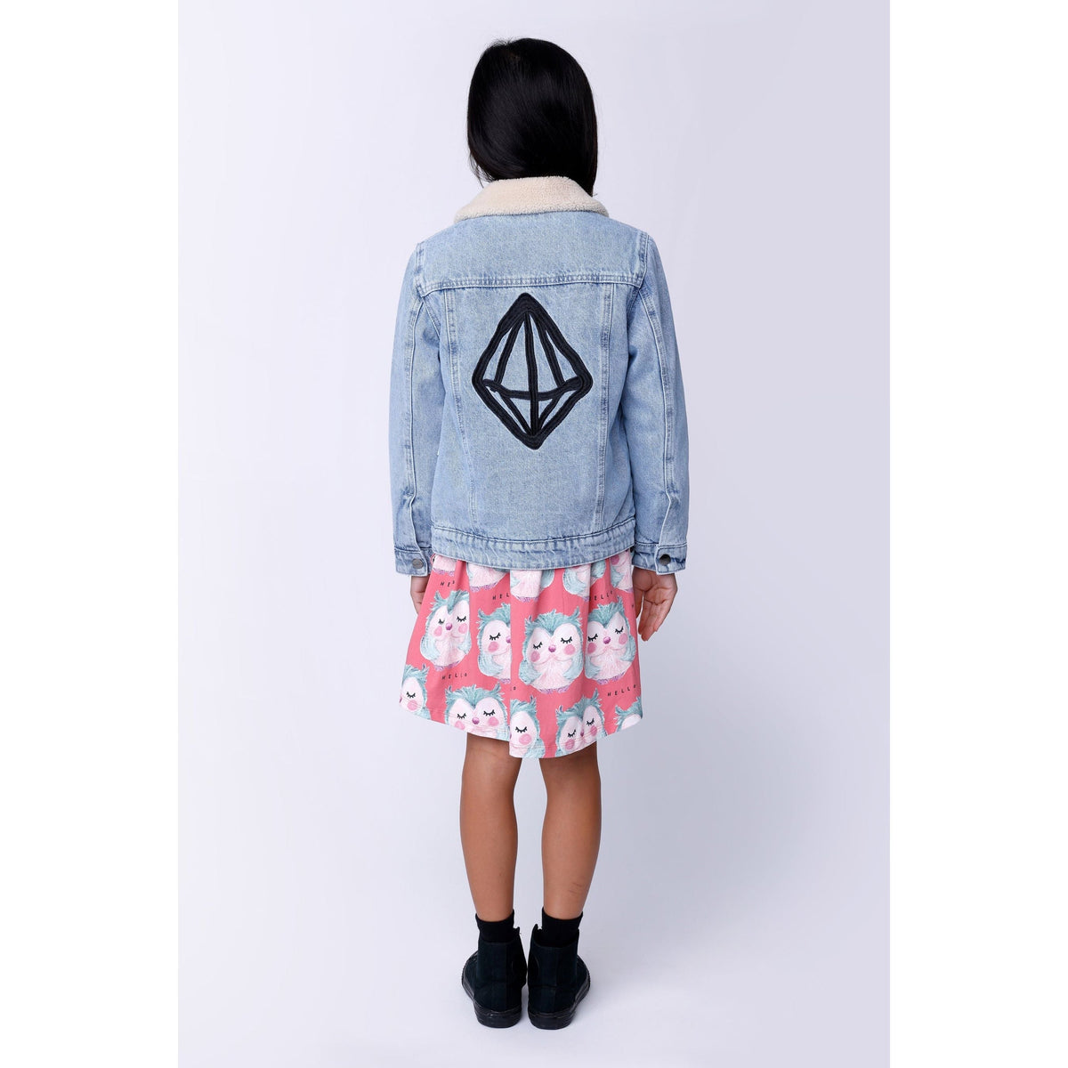 Diamond Denim Bomber