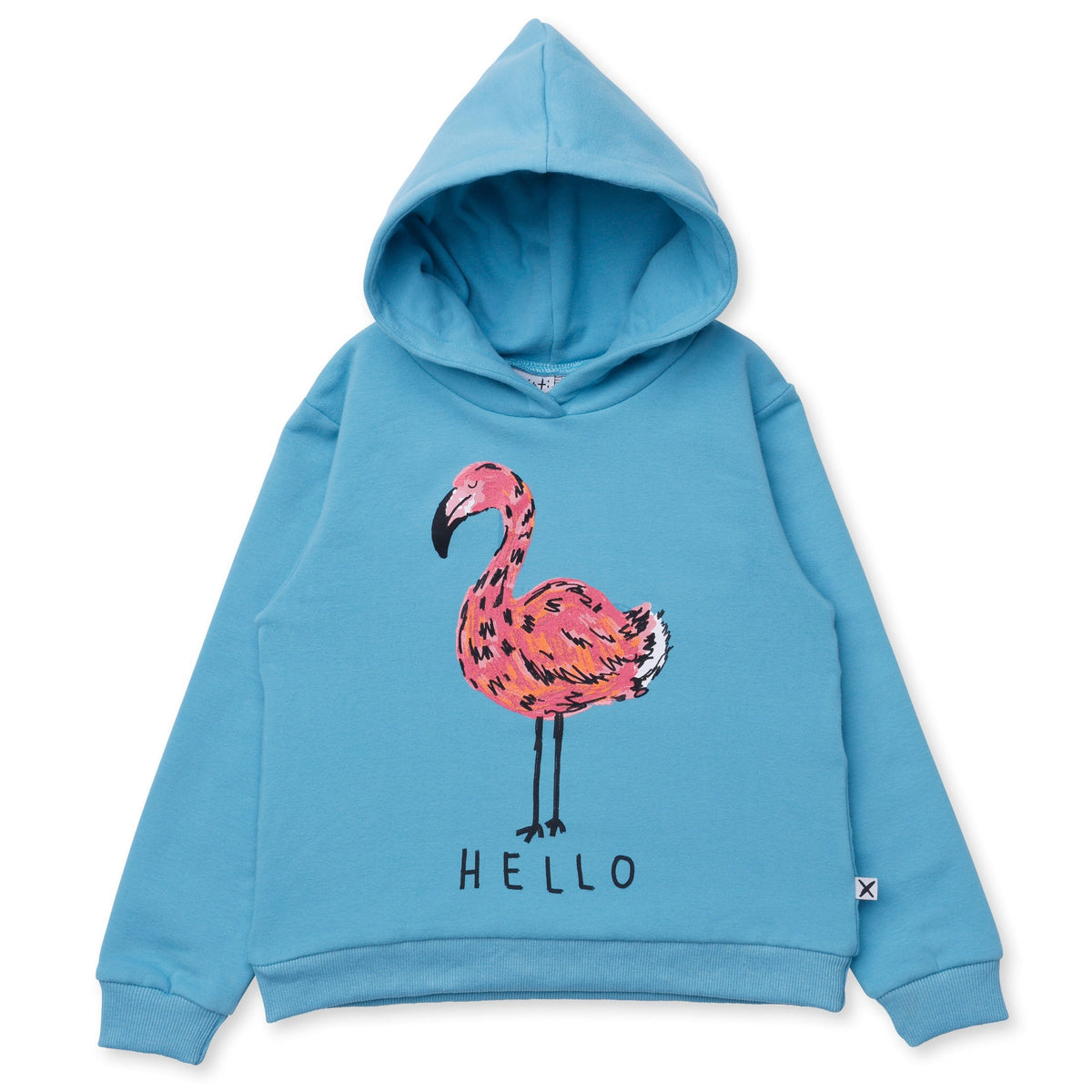 Hello Flamingo Furry Hood