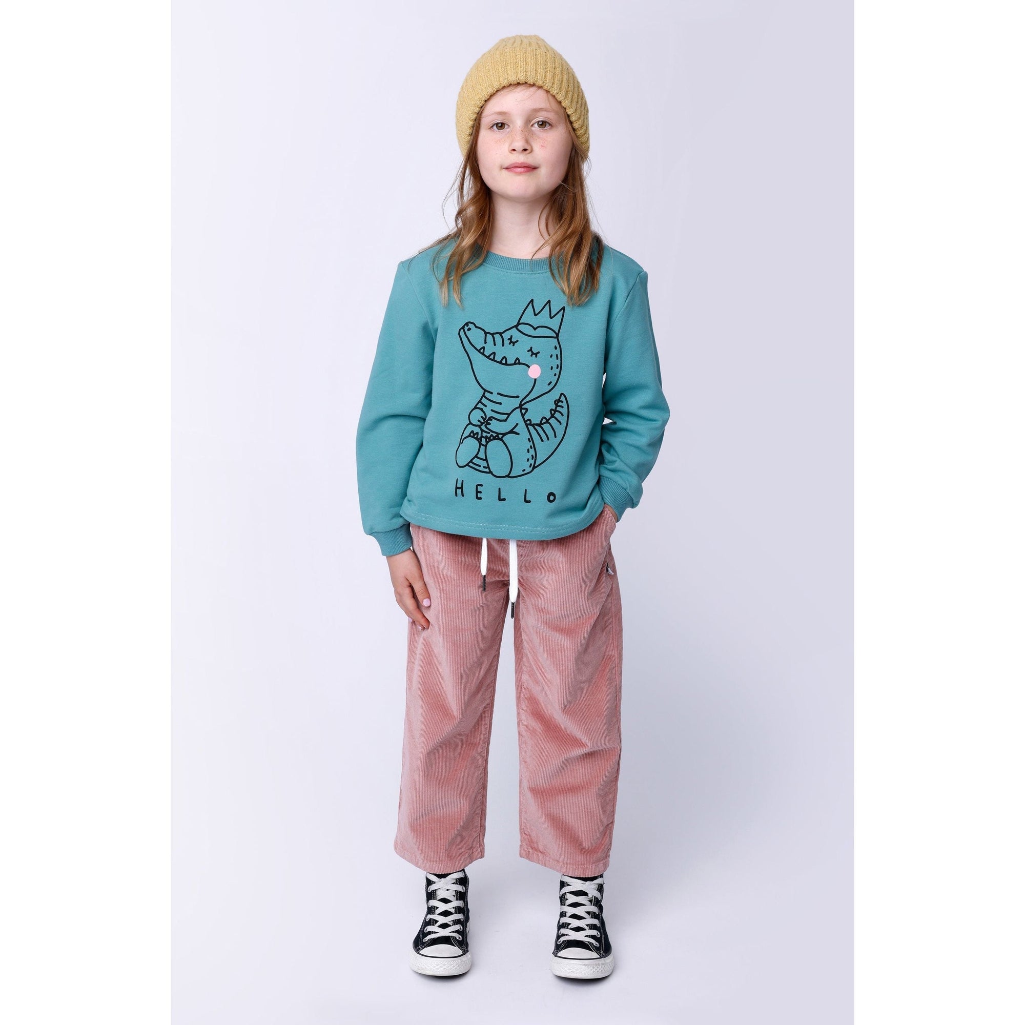 Cosy Cord Pants - Muted Pink