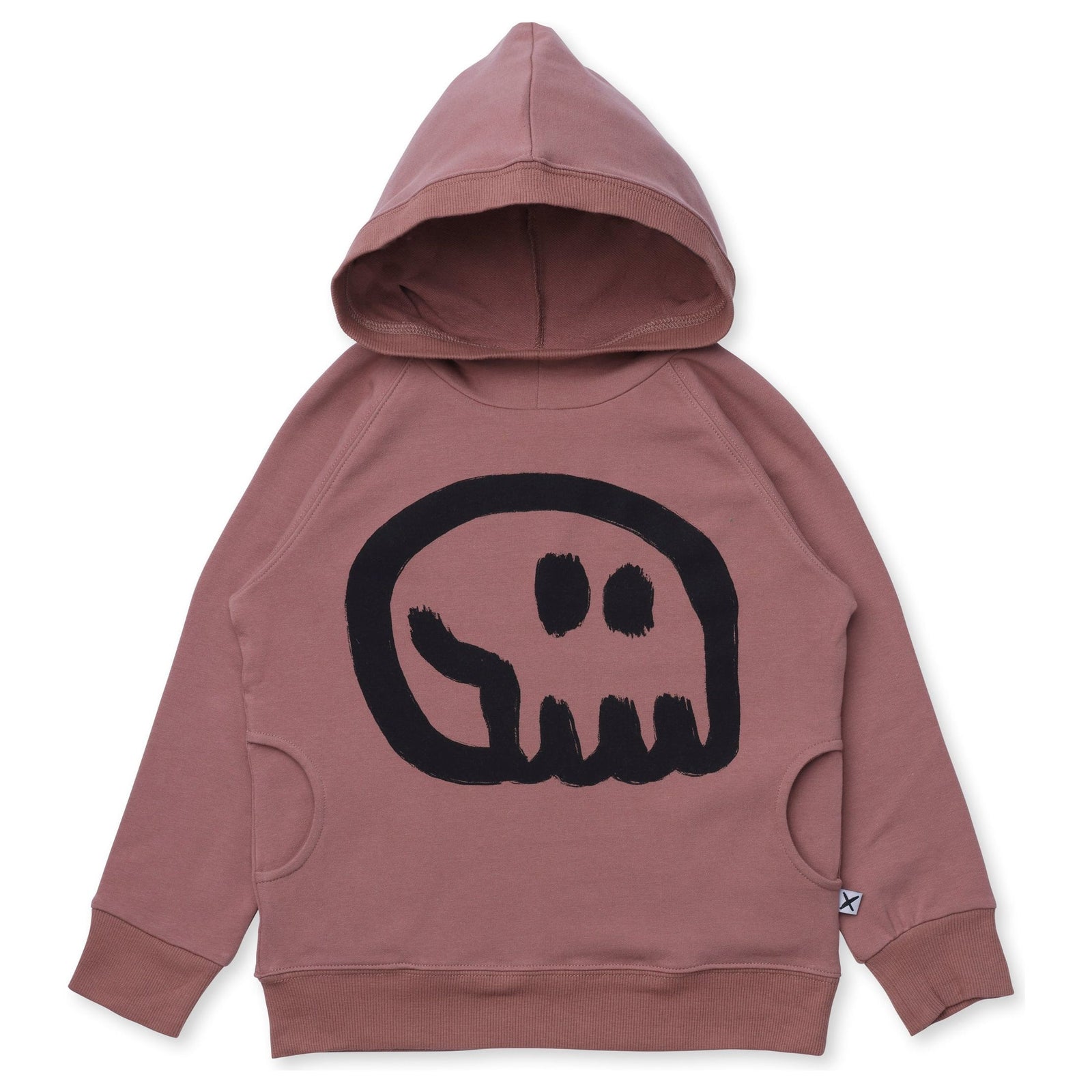 Charcoal Skull Hood