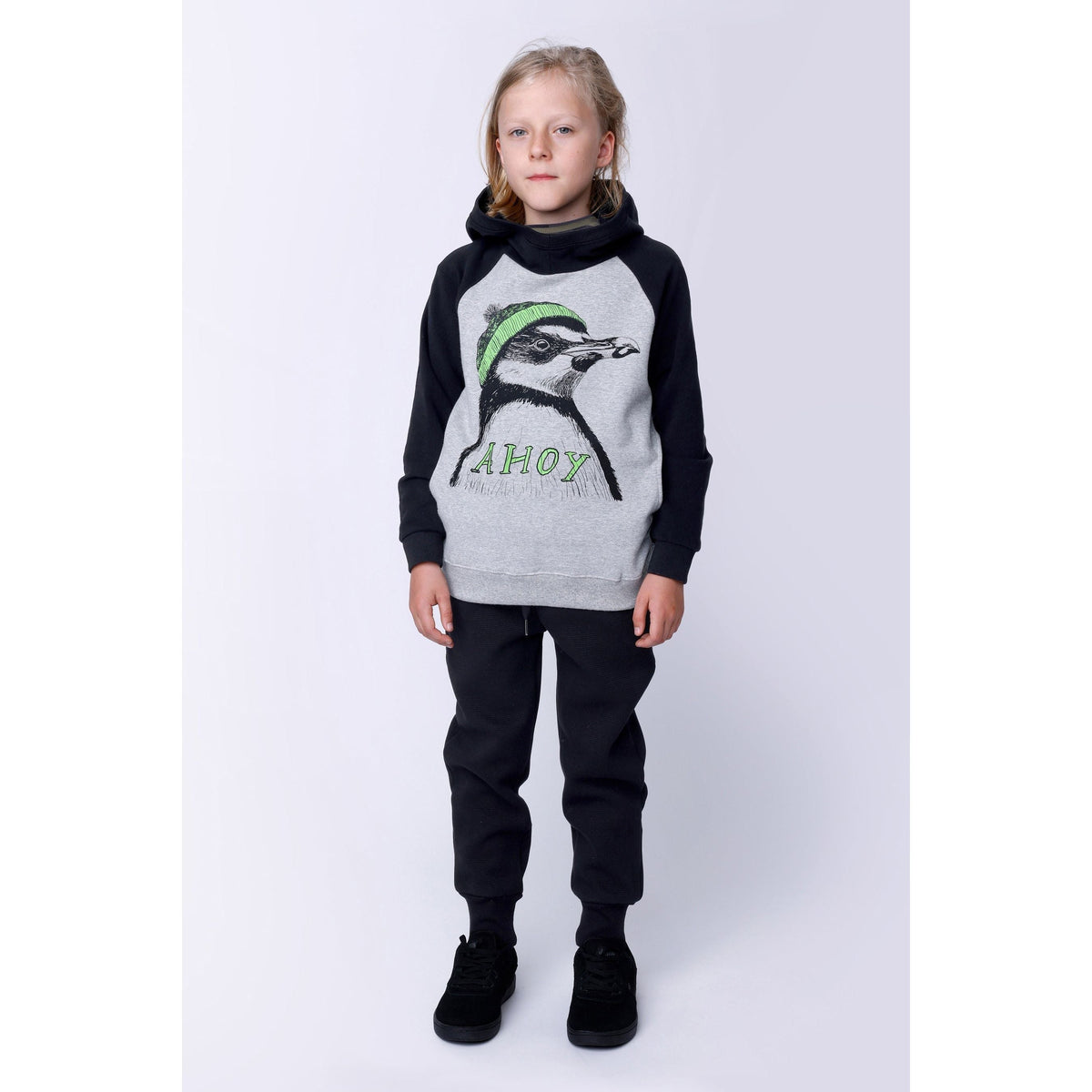Ahoy Penguin Furry Hood