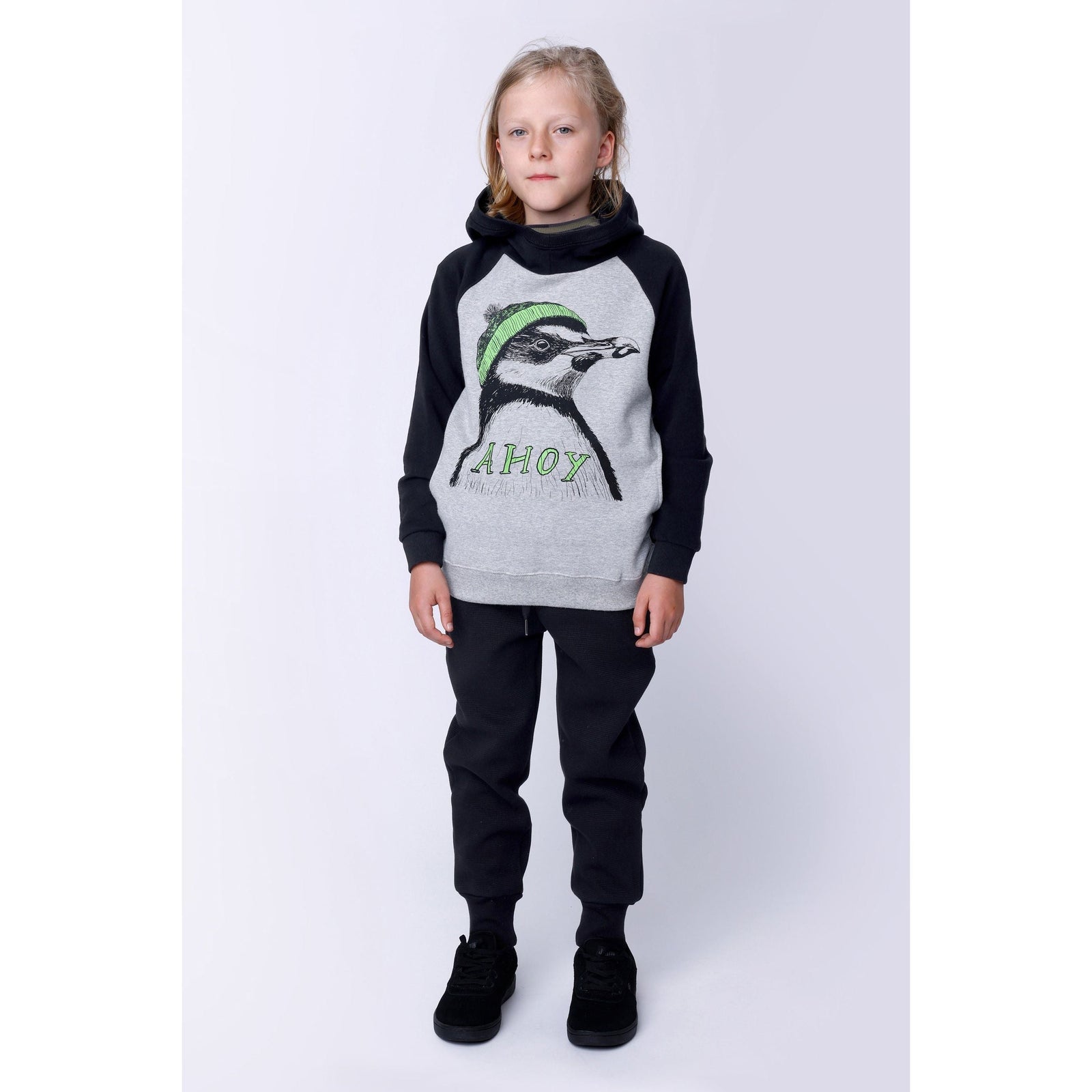 Ahoy Penguin Furry Hood