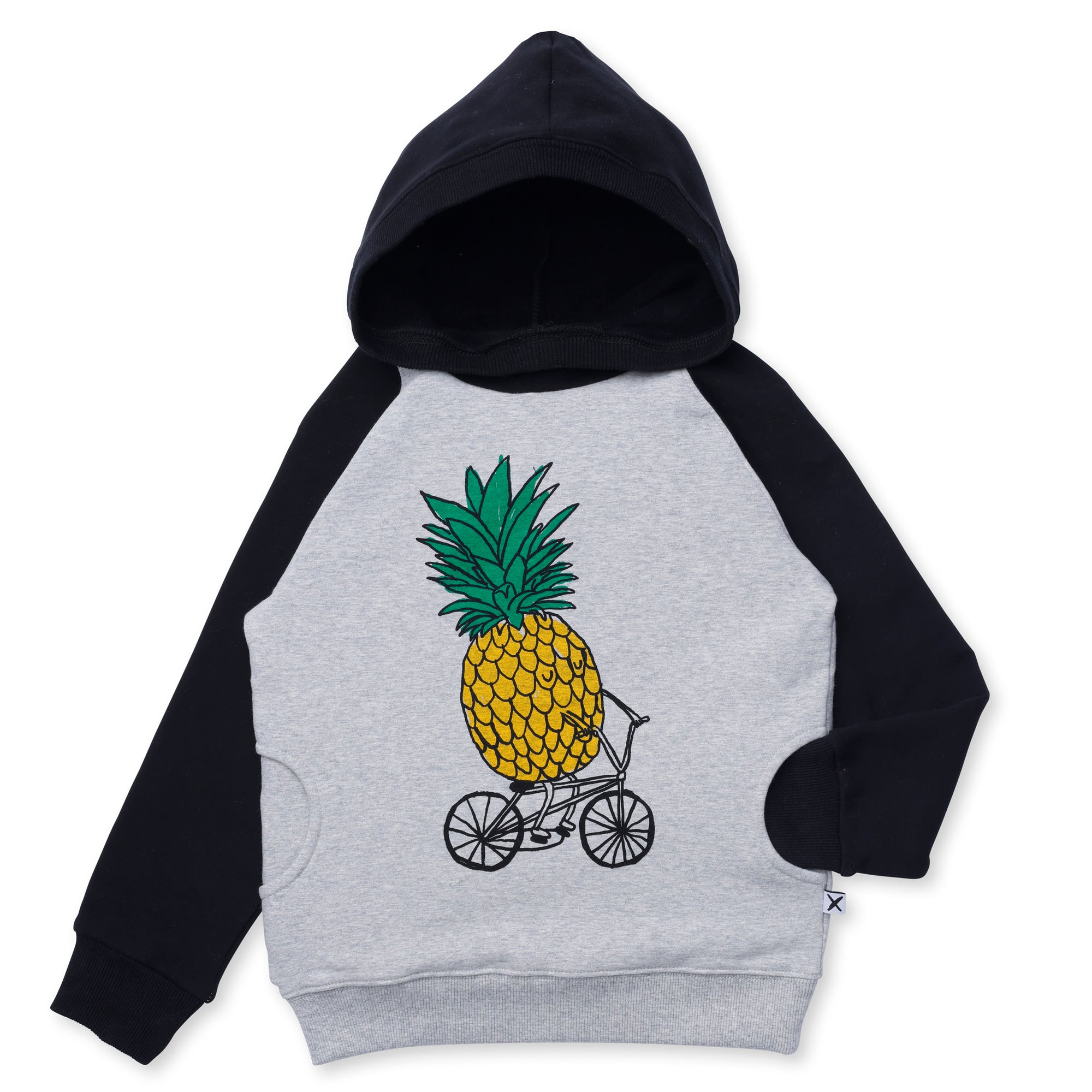 Biking Pineapple Furry Hood