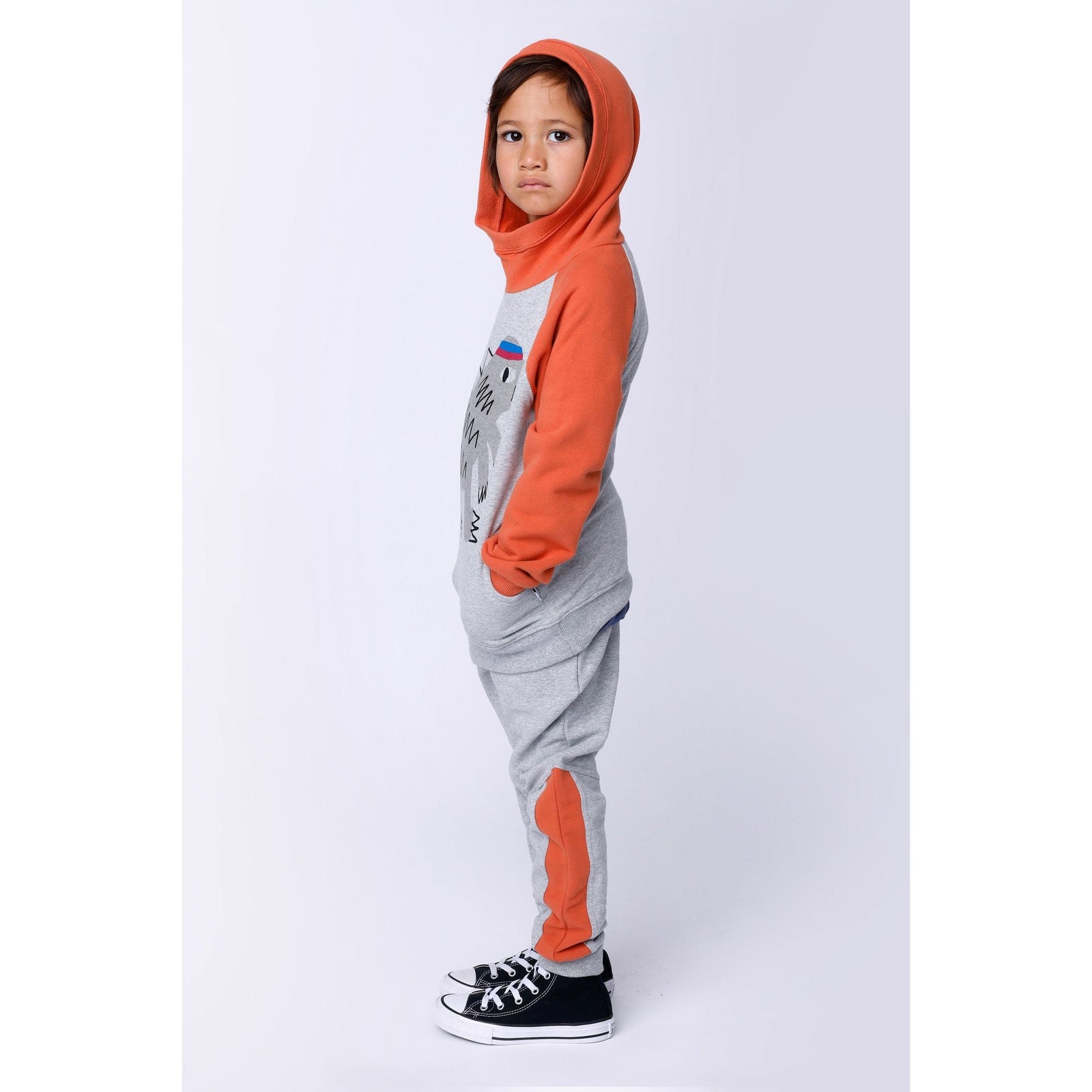 Sporty Dino Furry Hood