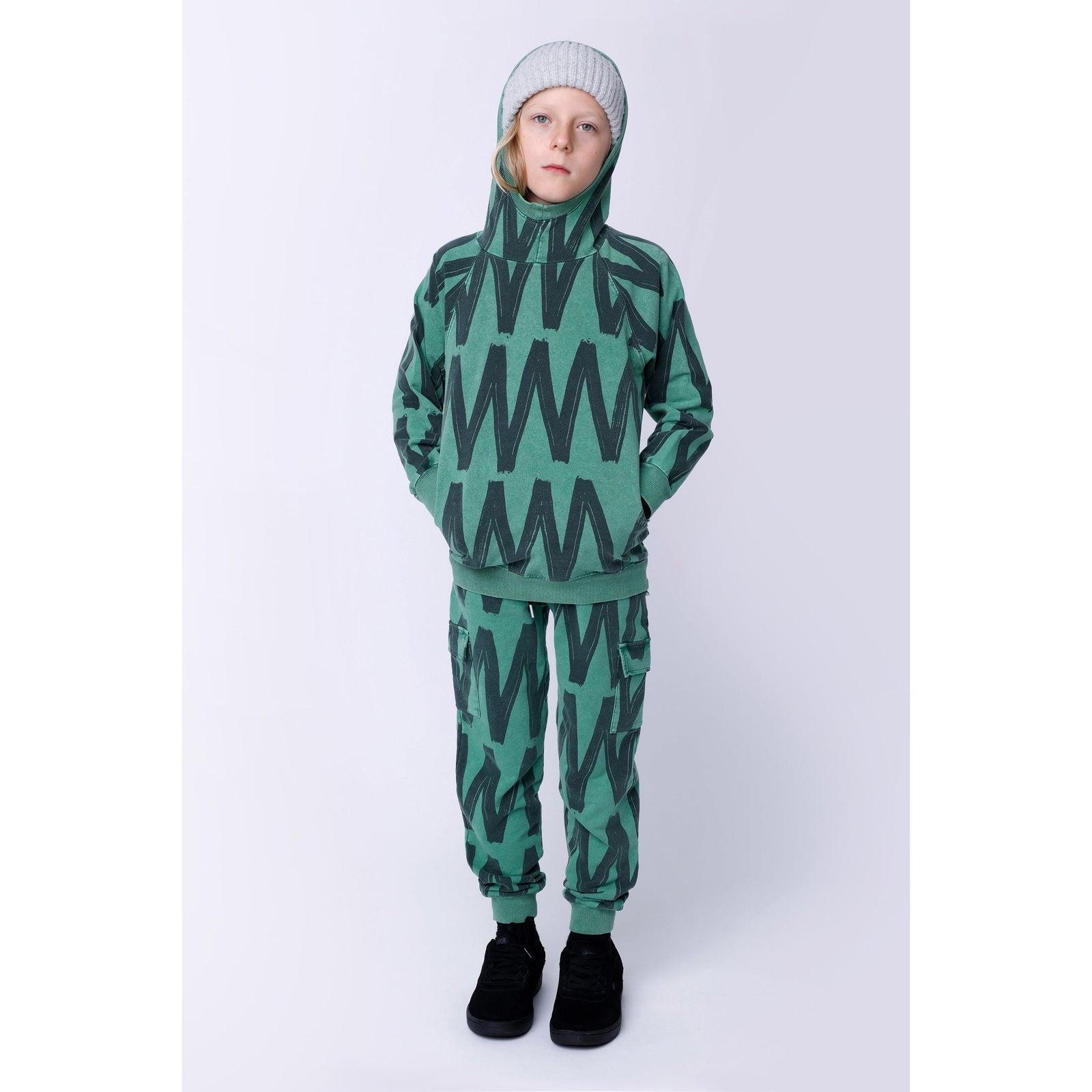 Zig Zag Cargo Trackies - Turf Wash