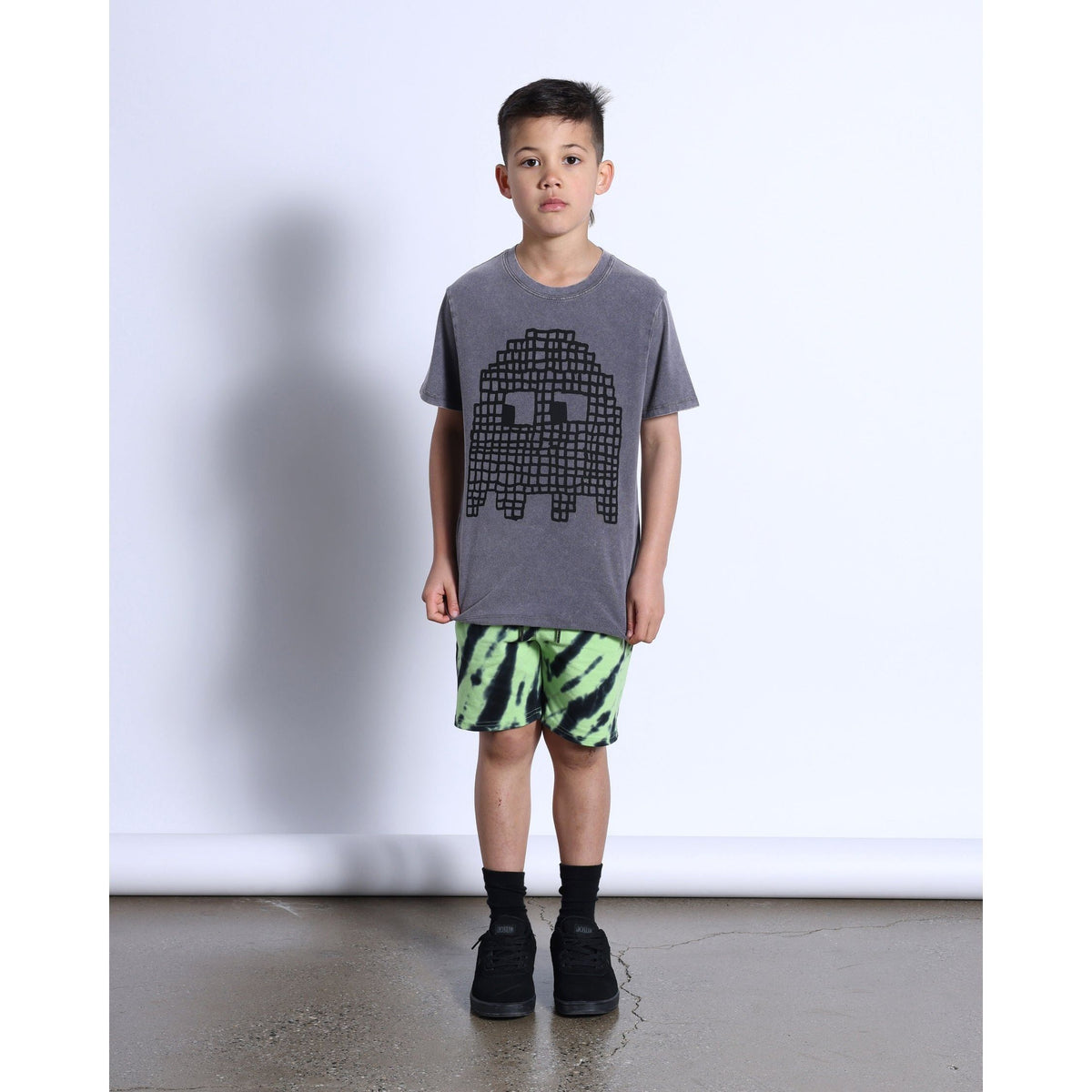 Arcade Tee- Grey Wash