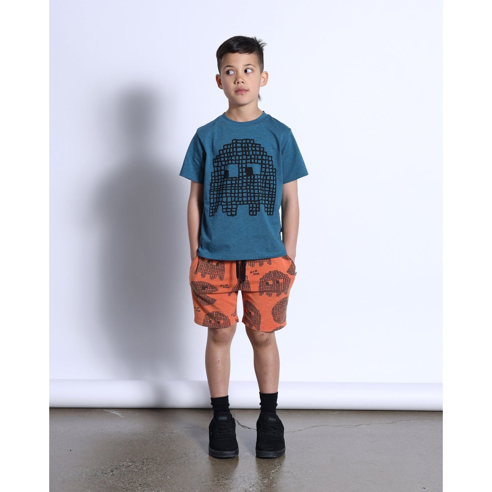 Arcade Tee- Teal Marle