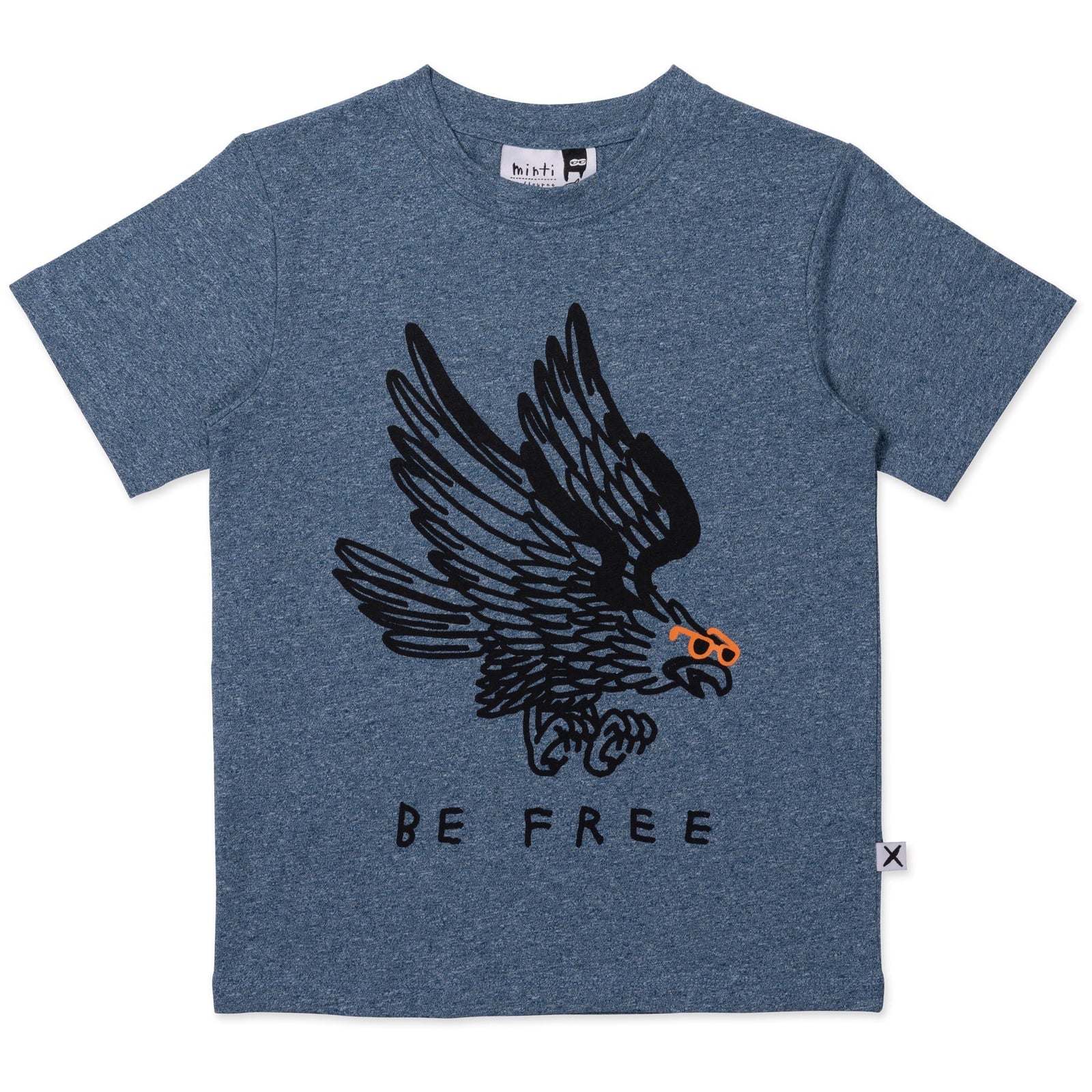 Be Free Tee- Midnight Marle