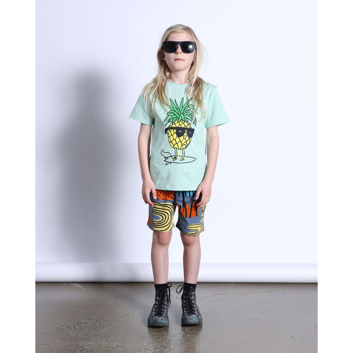 Cool Pineapple Tee- Mint